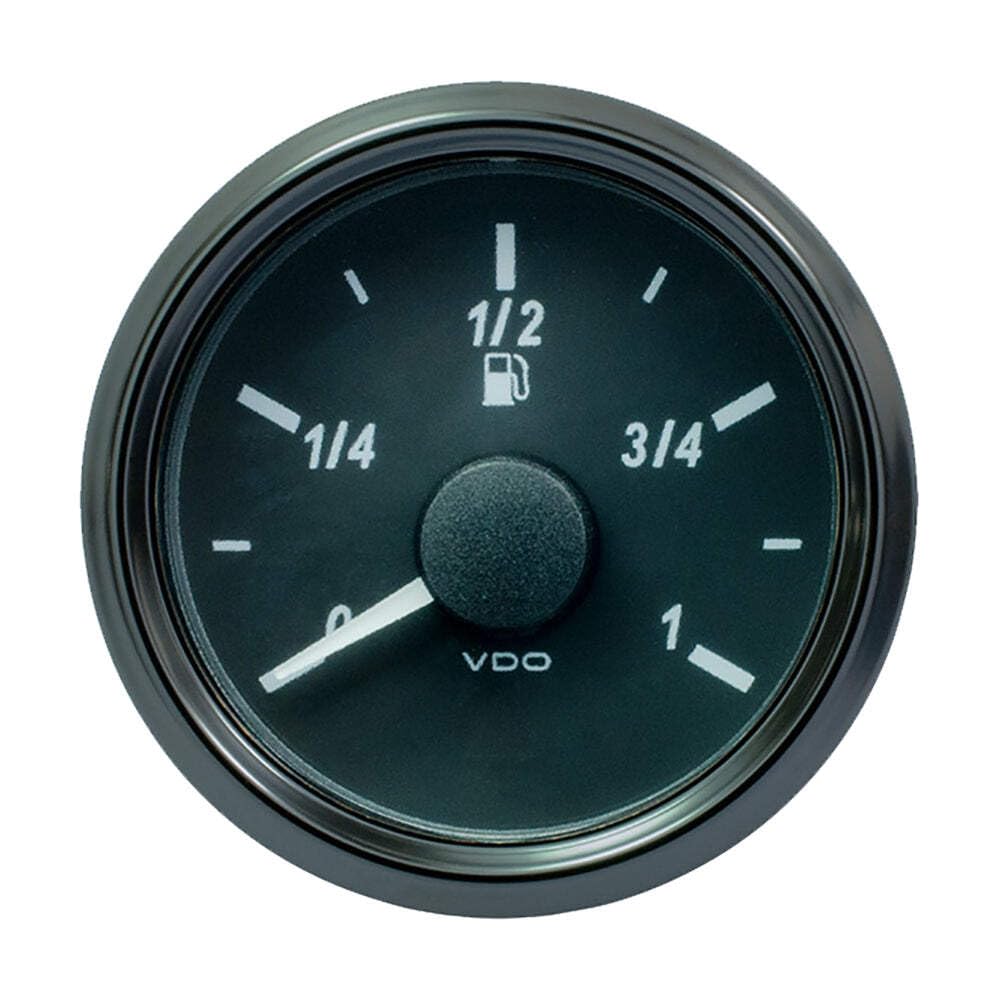 Vdo Singleviu 52Mm (2-1/16'') Fuel Level Gauge - Euro - 90-5 Ohm