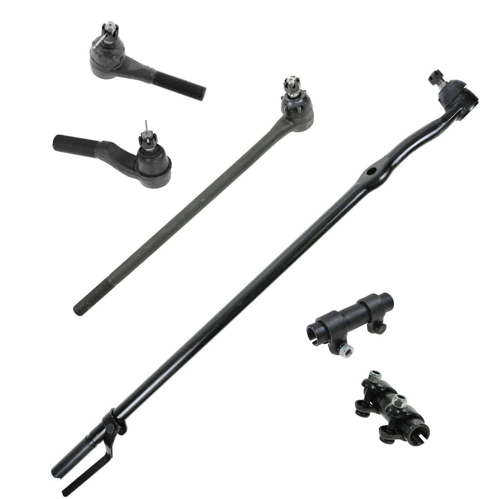 TRQ Front Tie Rod Set Compatible with 1980-1996 Ford Bronco 1980-1983 F-100 F-150 1980-1997 F-250 1997 F-250 HD F-350