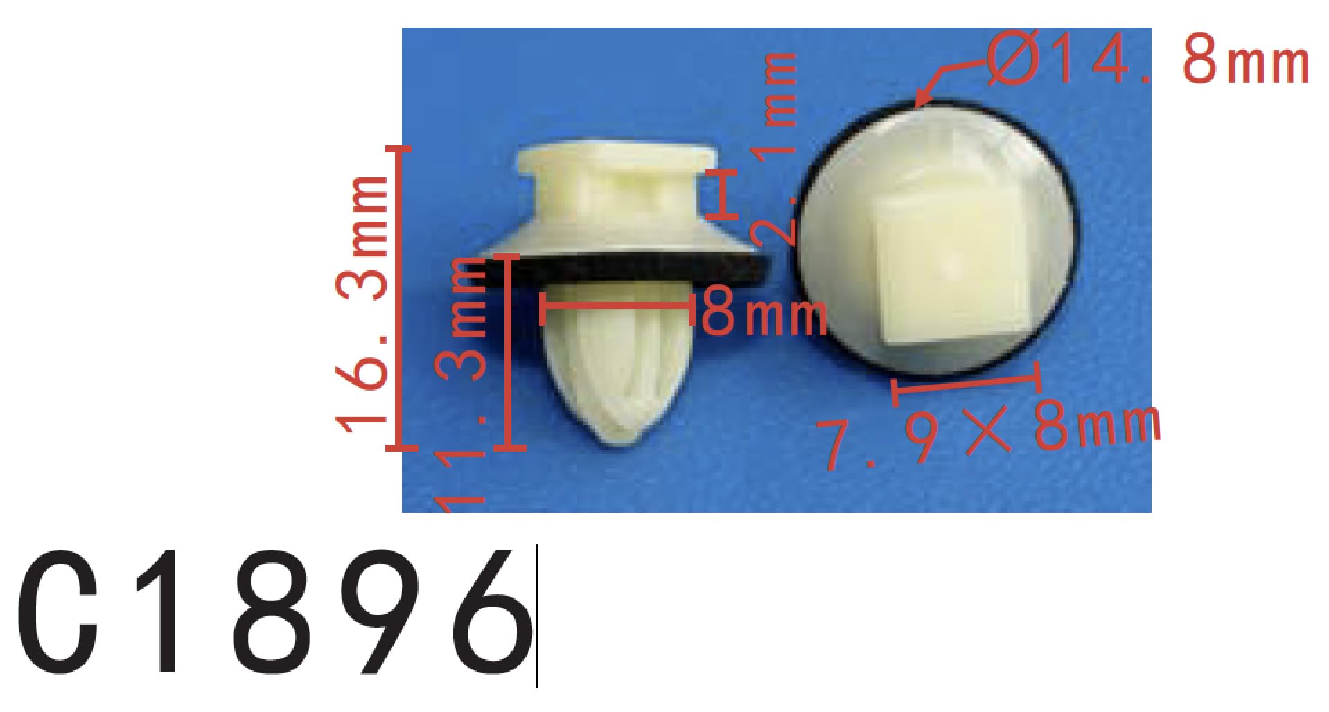 Autobahn88 Retainer Clip For Sill Panel,Skirt Panel, Compatible With Toyota (Oem: 6295550010) (Pack Of 20)