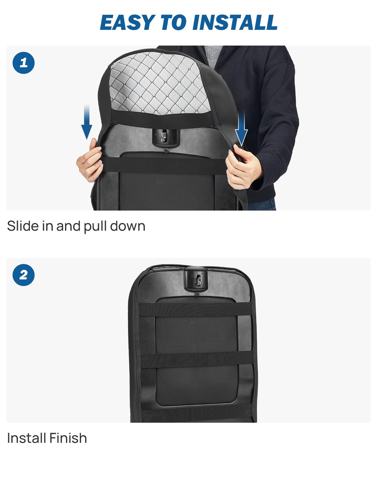 Joytutus Center Console Cover Compatible With 2002-2012 Ram 1500 2500 3500 Jump Seat Console, Leather Arm Rest Armrest Cover For