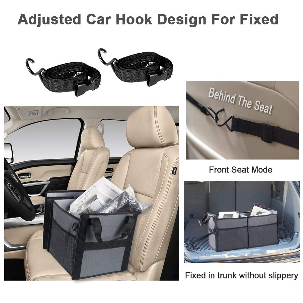 X-Cosrack Car Trunk Organizer, Storage With Insulation Cooler Bags For Suv, Truck, Automotive, Van, Cargo, Collapsible Portable