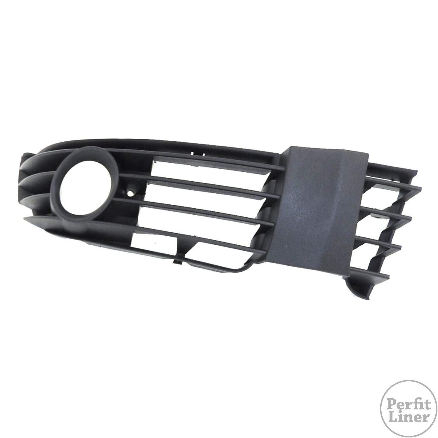 Perfit Liner New Replacement Parts Front Right Passenger Side Fog Lamp Cover Black Insert Compatible With 01-05 Volkswagen Passat Vw1039105 3B0853666Lb41