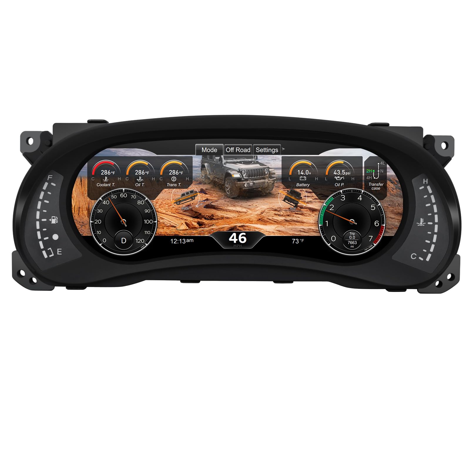 12.3 inch Digital Dash Instrument Cluster for 2011 2012 2013 2014 2015 2016 2017 2018 Jeep Wrangler JK,Digital Cluster Instrumen