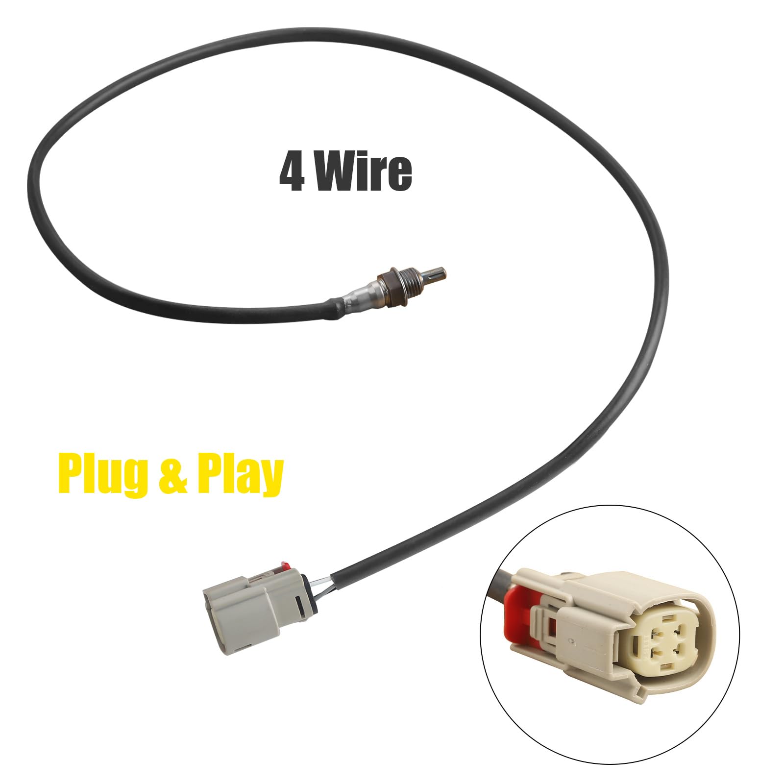 Harley Davidson Oxygen Sensor - Compatible with 2010-2017 Road King, Street Glide, Ultra, Electra Glide - Replace Part #27729-10