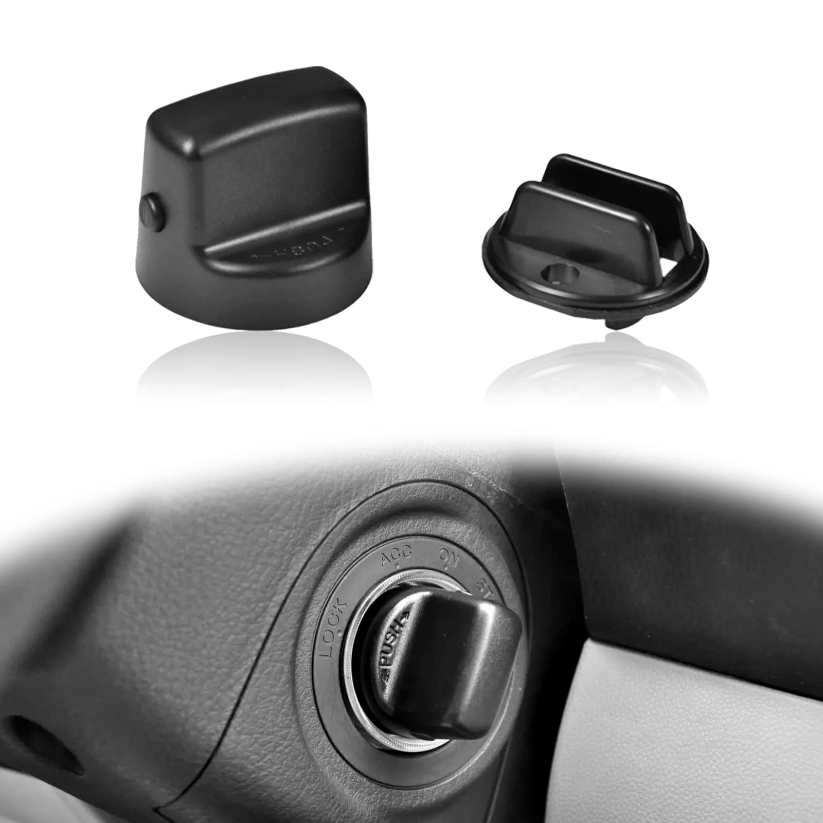 Ignition Key Knob Push Turn Switch Compatible With 2007-2015 Mazda Cx-9 2006-2007 Mazda 6 2007-2011 Cx7 | Replaces D461-66-141A-