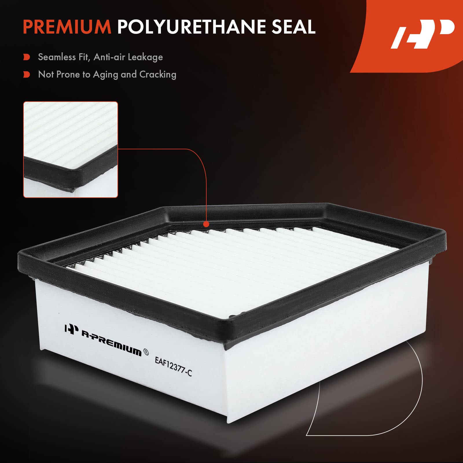 A-Premium Engine Air Filter Compatible With Nissan Rogue 2021-2022, 1.5L 2.5L, Replace# 165466Ra0A