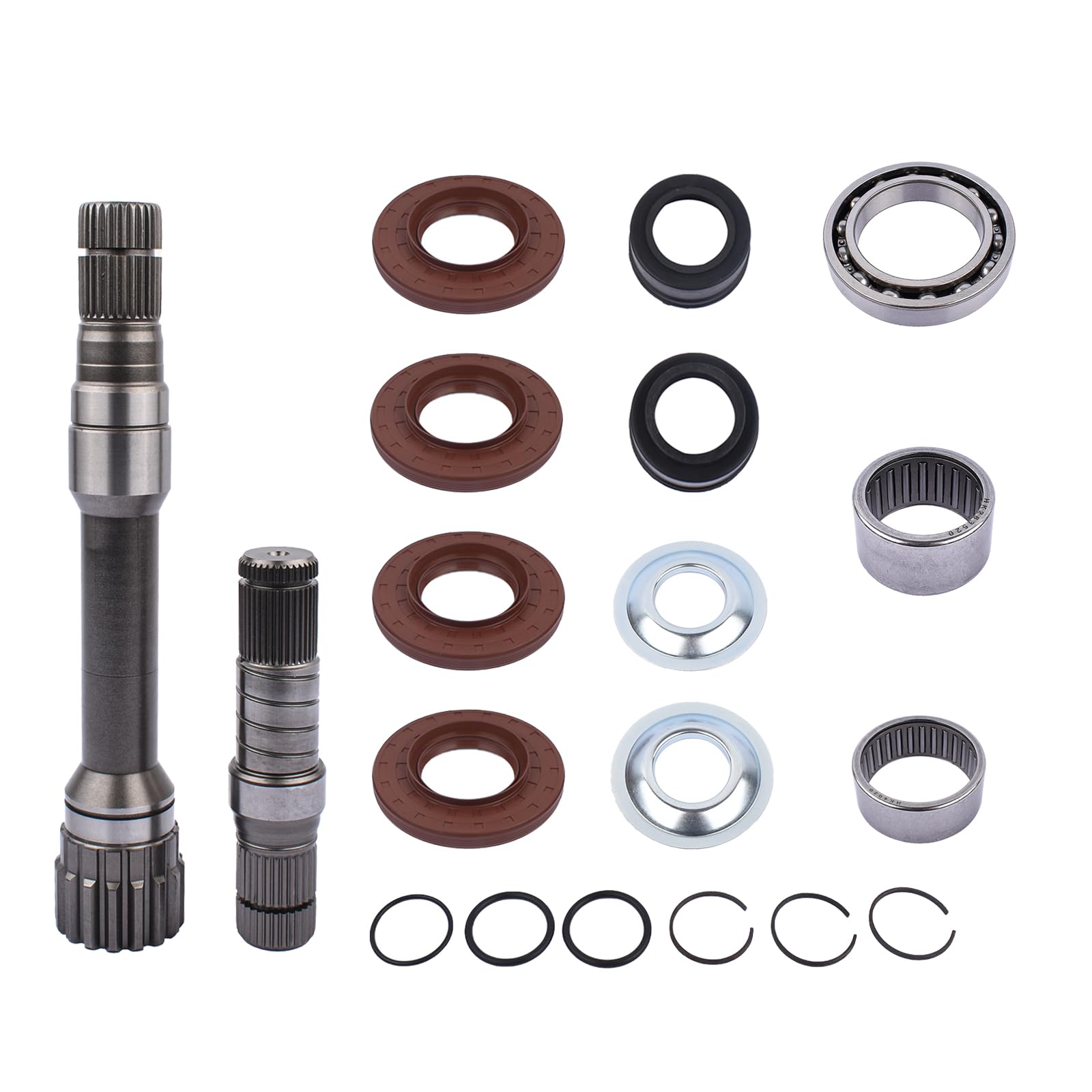 Flynsu Front Differential Axle Intermediate Shaft Kit Replacement For 2012-2021 Dodge Ram 1500 Inner Shaft 68146594Ab, 68146594Aa, 68257420Af, 68257421Af, 68257422Af, 722N695Bka