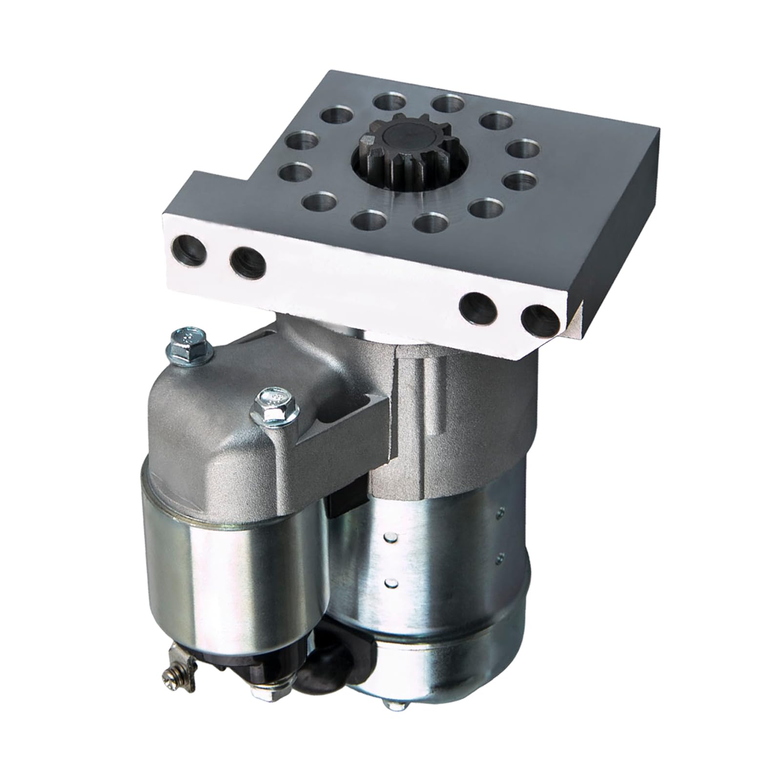 maXpeedingrods High Torque Mini Starter 19695 for Chevy SBC BBC 262 305 307 327 350 454 with 153 168 Tooth Flywheel 1.4kW / 1.88