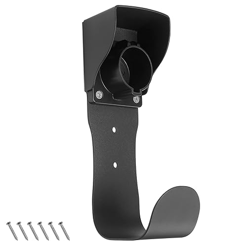 Bougerv Ev Charger Holder Sae J1772 Ev Charger Holster Wall-Mount Electric Vehicle Connector Nozzle Holster Dock