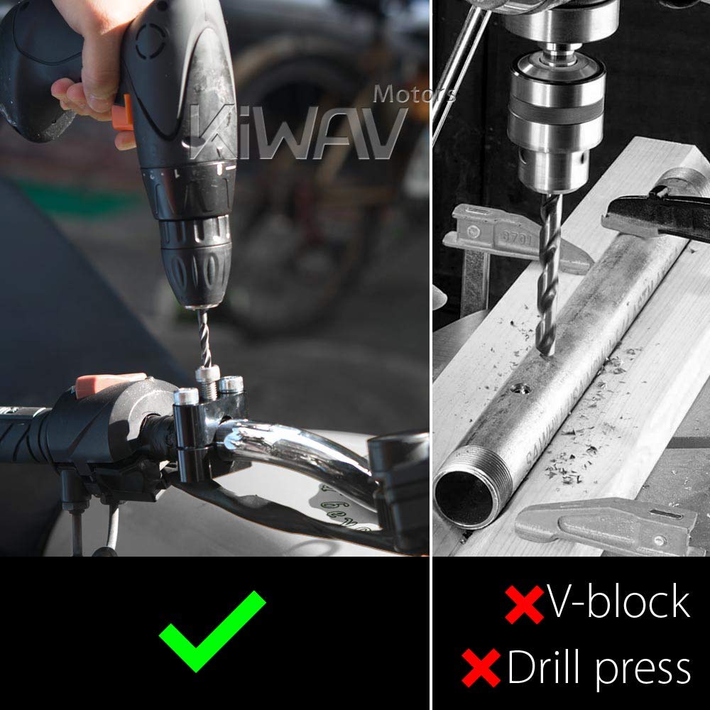 Kiwav Motorcycle Handlebar Drill Guide