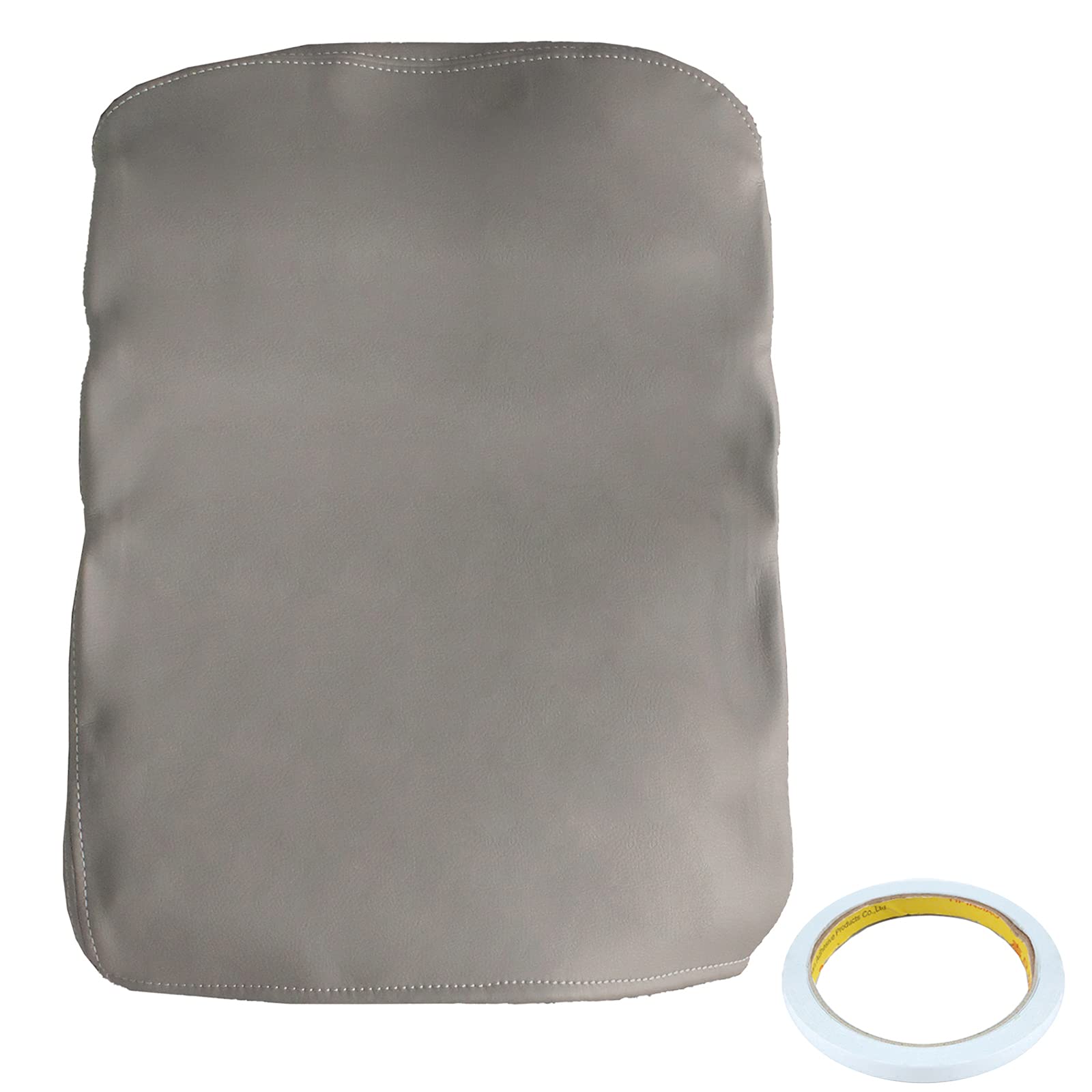 Autokay Armrest Center Console Leather Synthetic Cover For Dodge Ram 2002-2008 Taupe