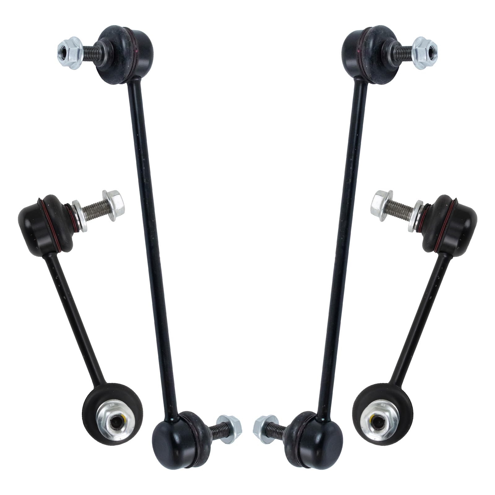 Trq Front & Rear Sway Bar Stabilizer Link Set Compatible With 2014-2023 Jeep Cherokee
