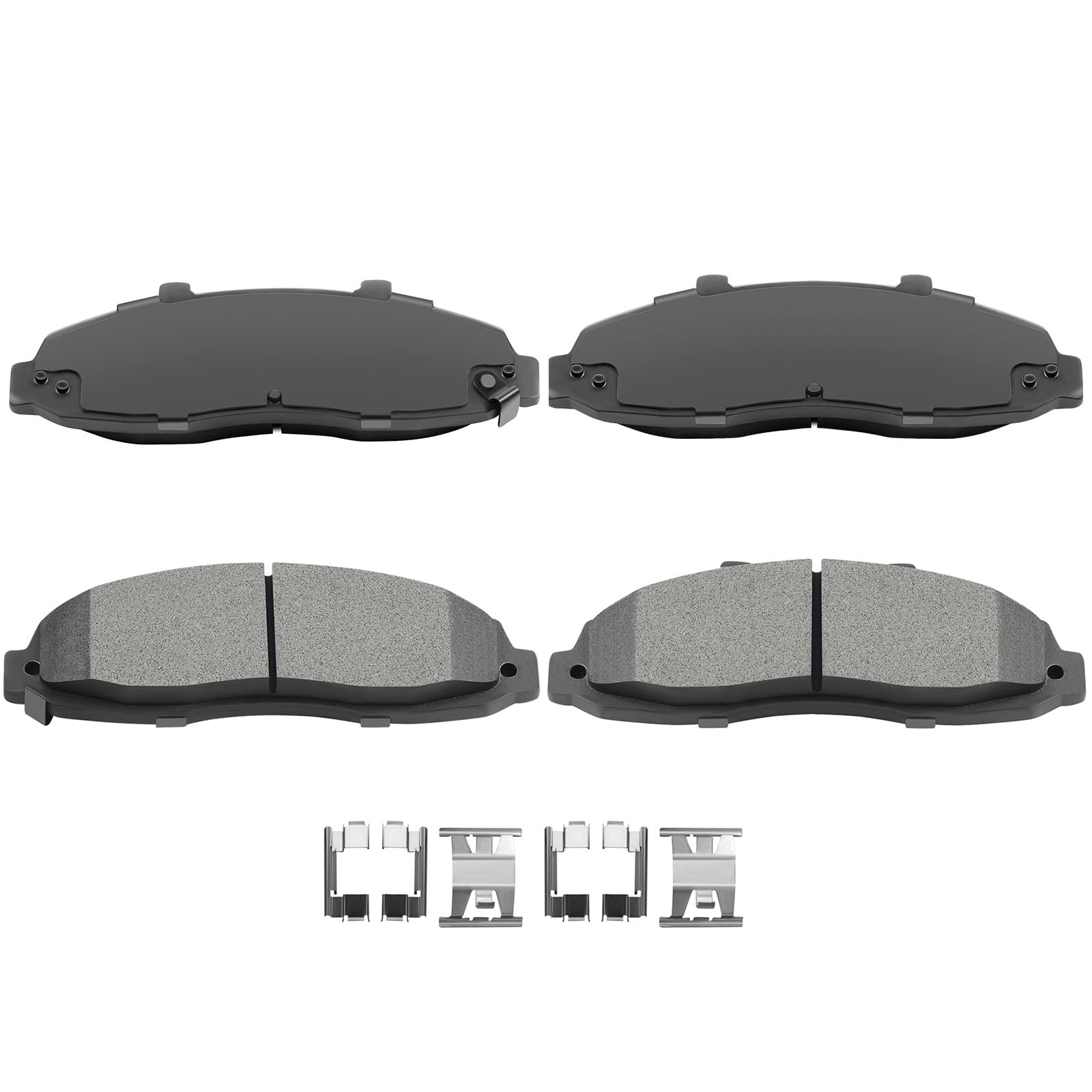 Automuto 4Pcs Front Semi-Metallic Disc Brake Pads Set D679 For Ford For F-150 1997-2003,For Lincoln Blackwood 2002