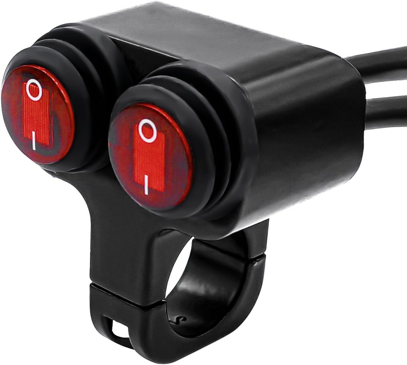 Taiss 7/8 Waterproof Motorcycle ATV Handlebar Push Button Switch