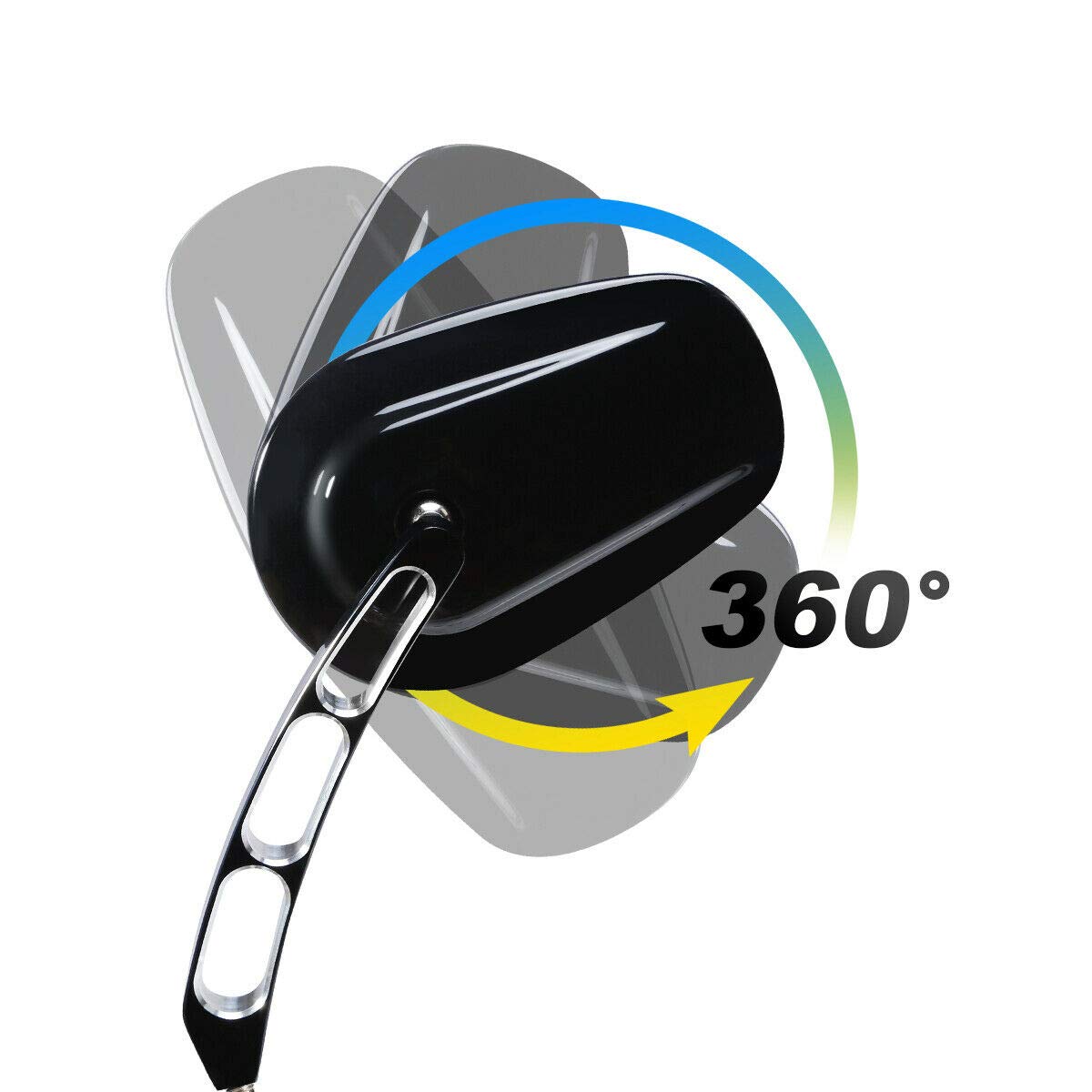 Slmoto Rear View Mirrors Mirror Fit For Harley Davidson Flstc Fxdb Dyna Fxdf Flstf Fltru Road Glide Ultra