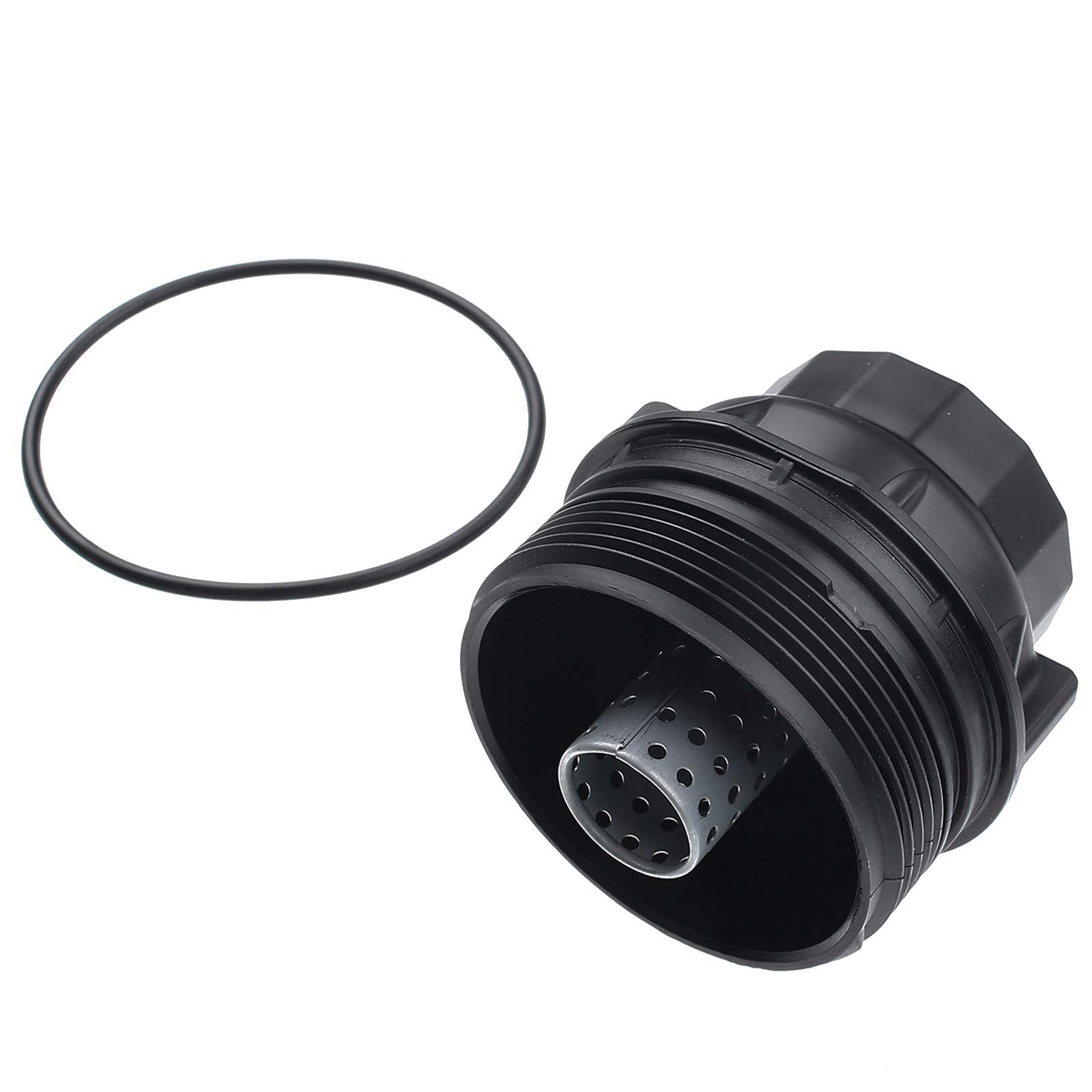 A-Premium Oil Filter Housing Cap Assembly Compatible With Toyota Camry 2010-2016, Rav4, Tacoma, Highlander, Sienna, Avalon, Venza & Lexus Rx450H, Es350, Is250, Nx200T, Gs450H, Rc350, 15620-36010