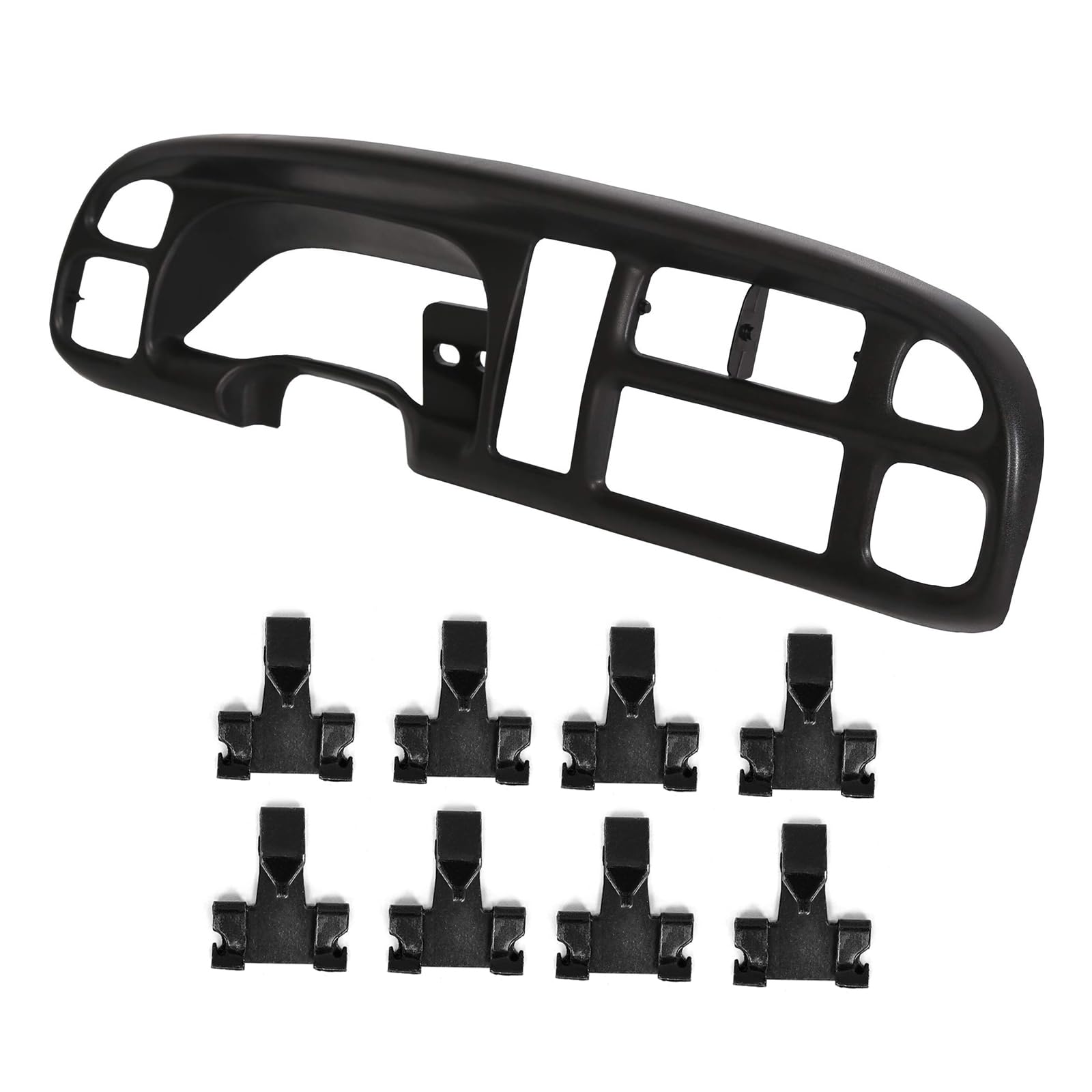 Ecotric Dash Board Bezel Cover Compatible With 1998-2002 Dodge Ram 1500 2500 3500 Truck Replace For 68042746Ac, 5Gk51Dx9Aa, 5Eu1
