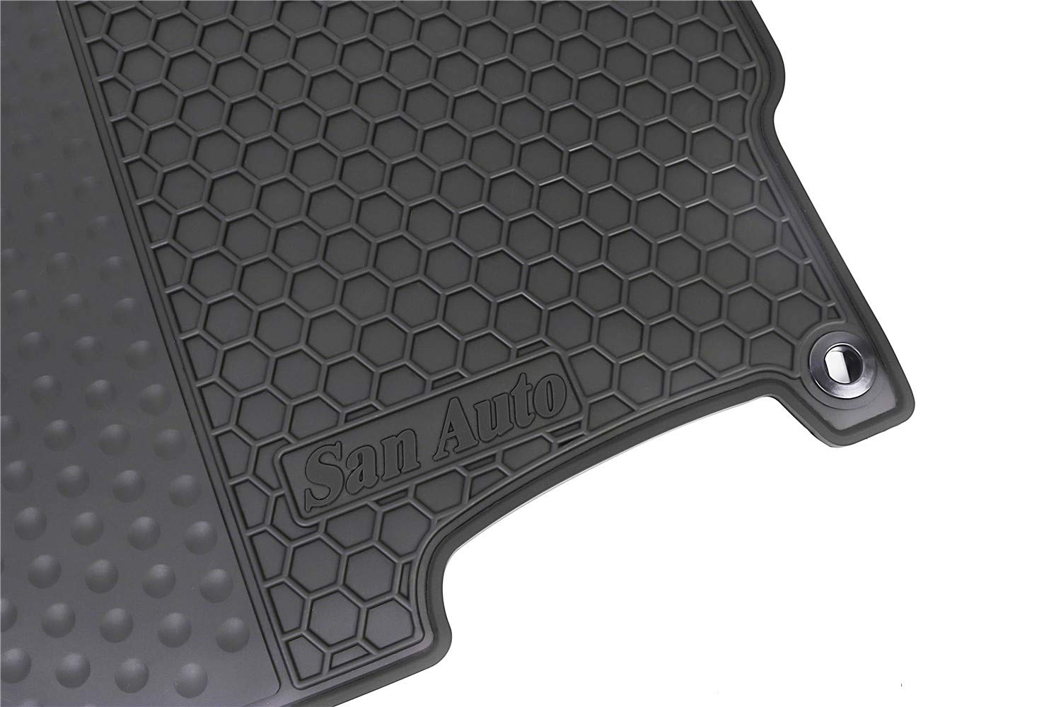 Car Rubber Floor Mat For Honda Accord 9Th Generation 2017-2016-2015-2014-2013 Custom Fit Full Black Auto Liner Mats All Weather