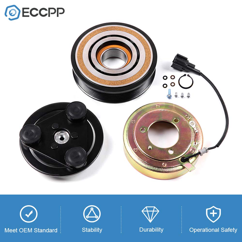 Eccpp A/C Compressor Clutch Fit For Nissan Quest Murano 3.5L 2003 2004 2005 2006 2007 2008 2009 A/C Clutch