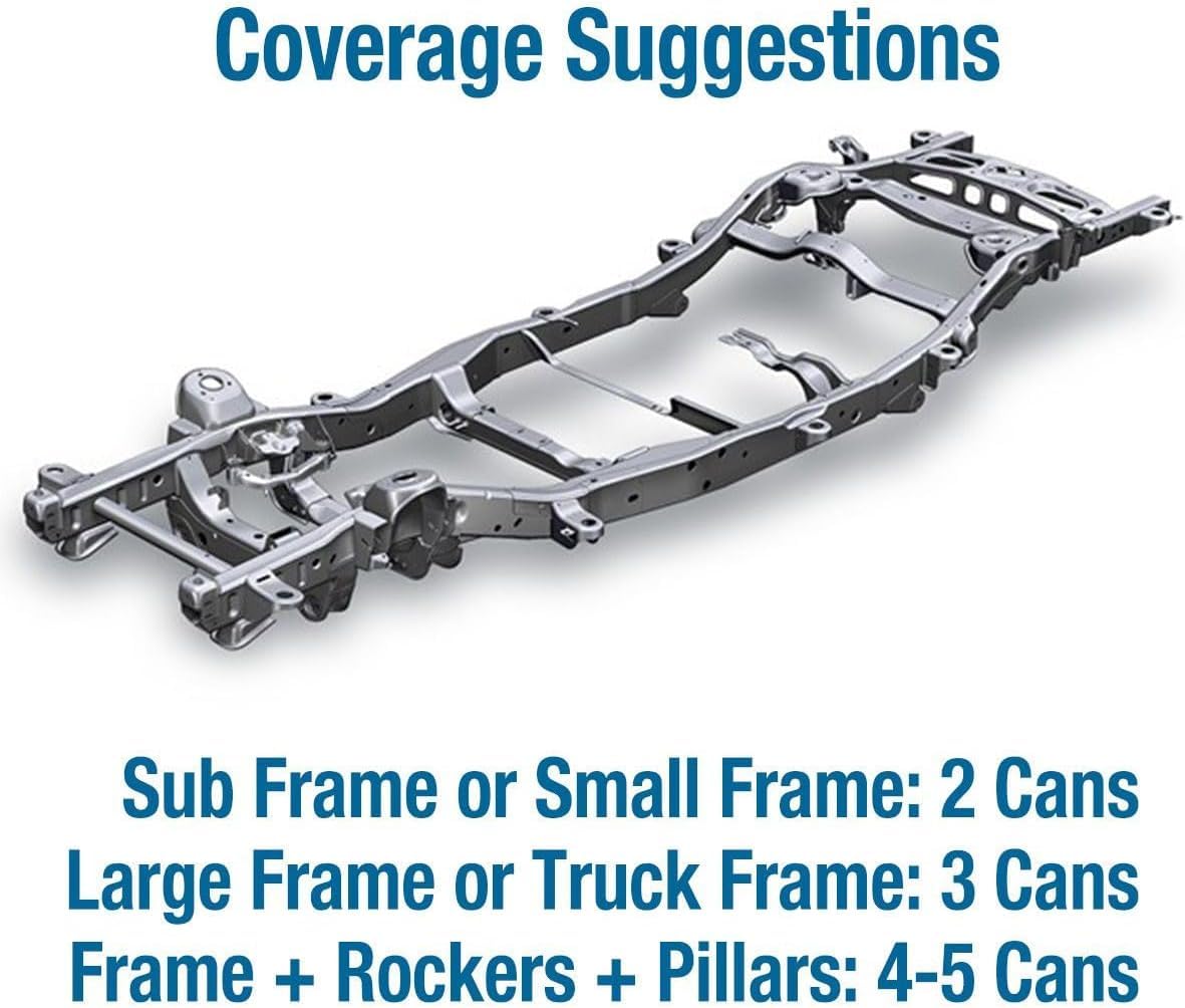 Eastwood Internal Frame Coating Plus Aerosol | Internal Frame Rust Remover | Rust Converter And Prevention Aerosol Spray Underco