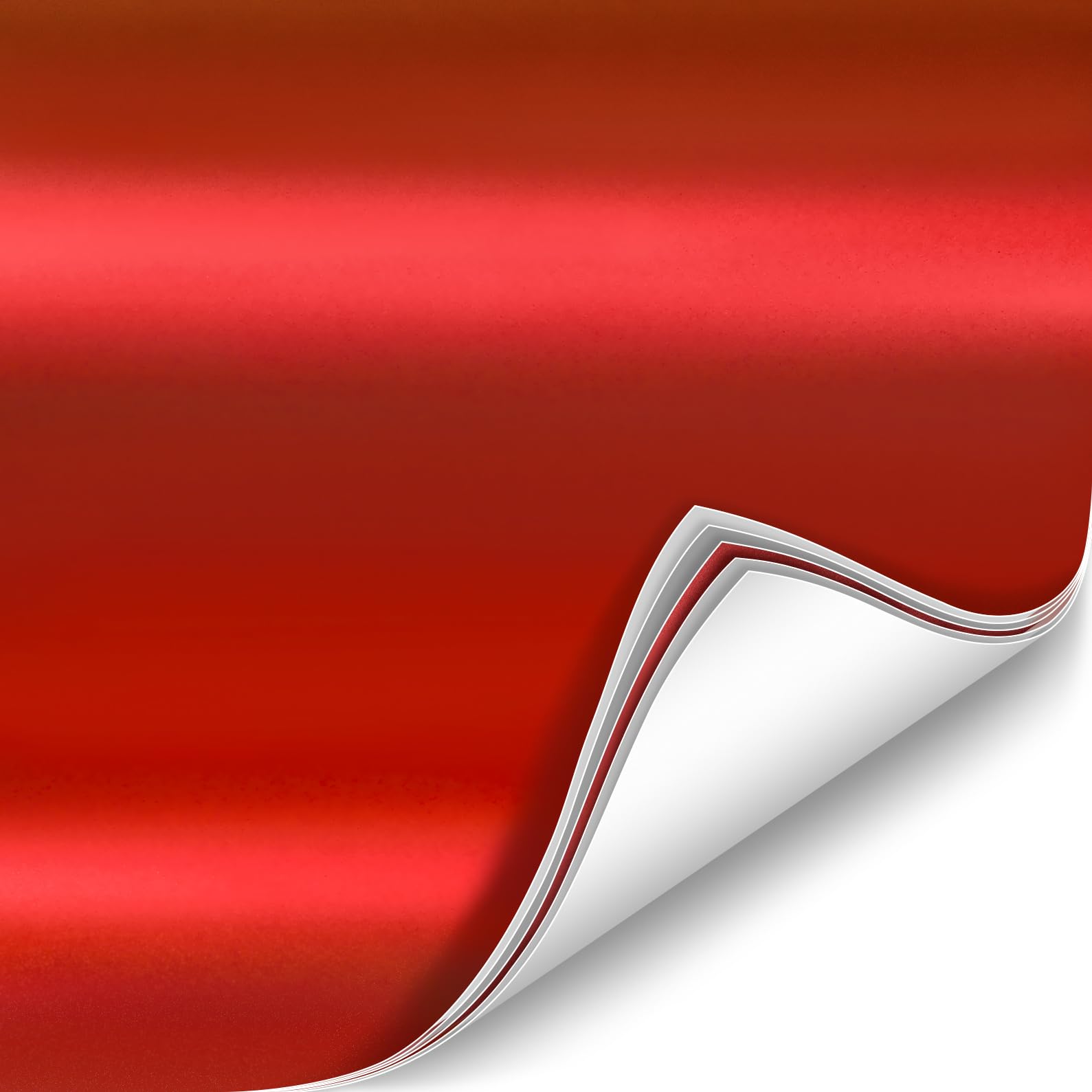 Colorfusion Ppf By Vvivid, Satin Chrome Red Dry Apply Ppf Vinyl Car Wrap Roll 1Ft X 5Ft