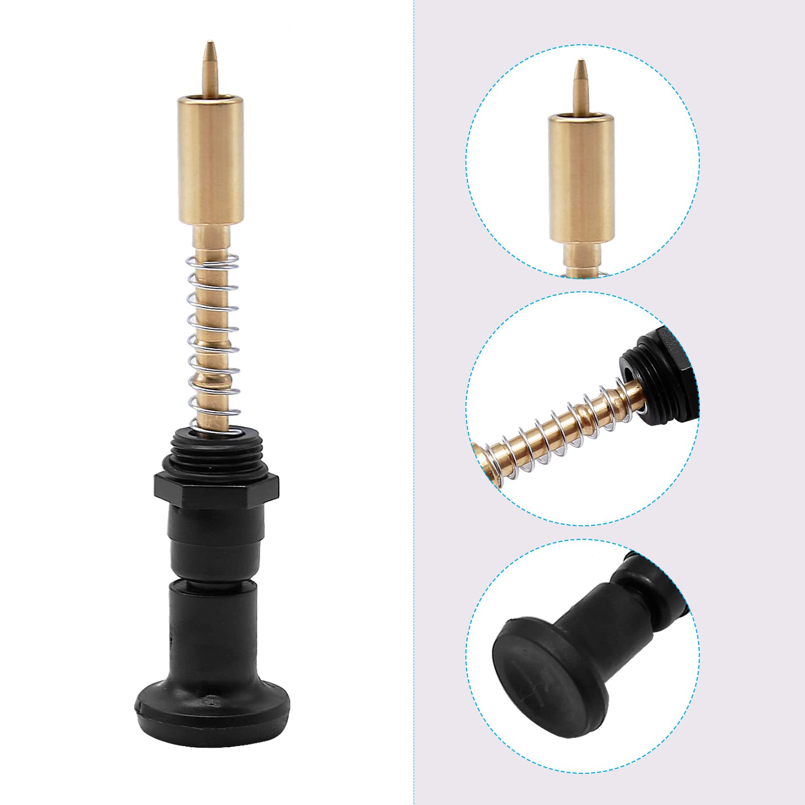 Carburetor Repair Kit Choke Starter Pull Knob replacement for Suzuki Kawasaki Z400 LTZ400 KFX400 DVX400 LTZ KFX DVX 400