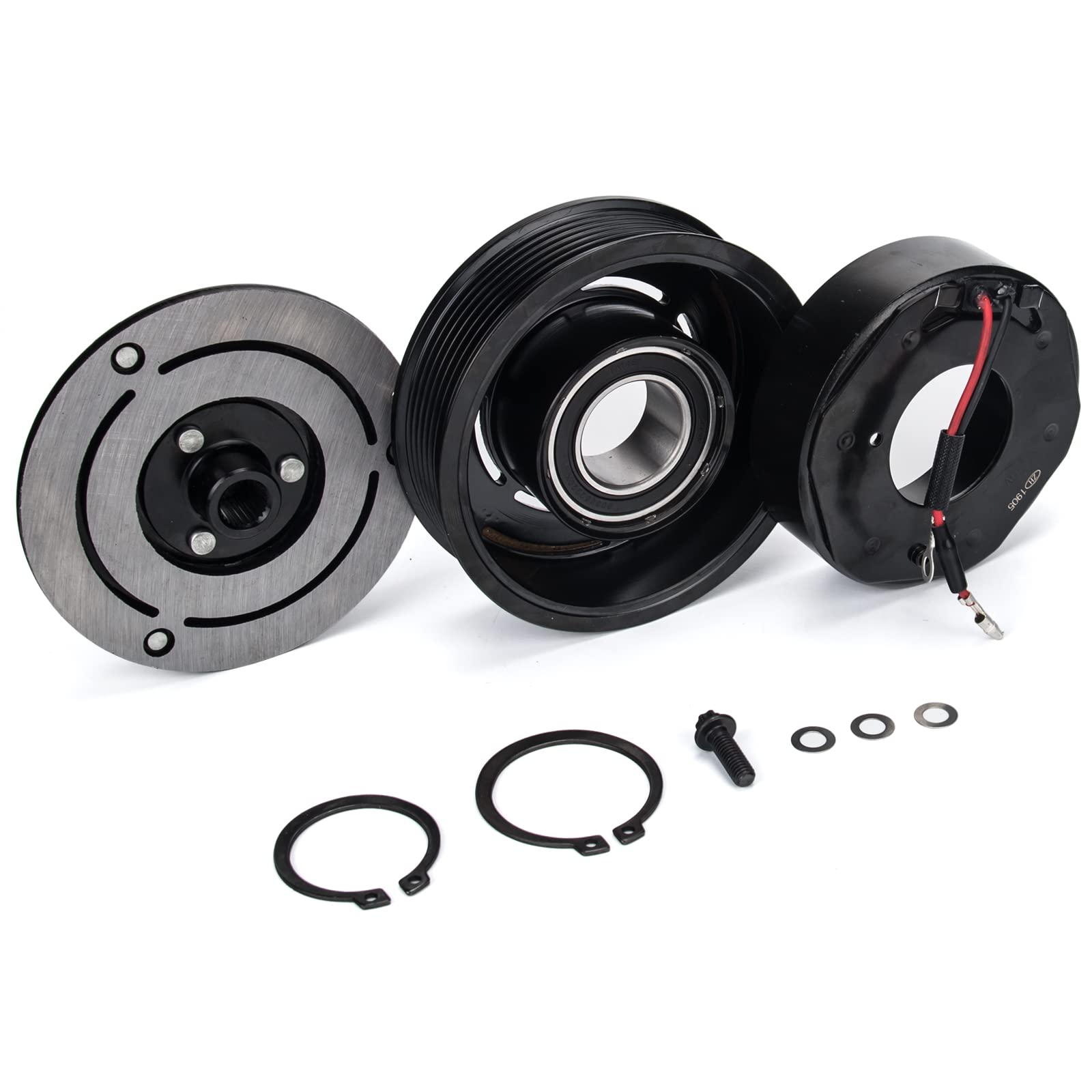 3Mirrors New Clutch Ac Complete Clutch Compatible With Oe Compressor Toyota Tacoma 2005-2015 2.7L 4.0L; 2016 2.7L 3.5L Clutch Repair Kit