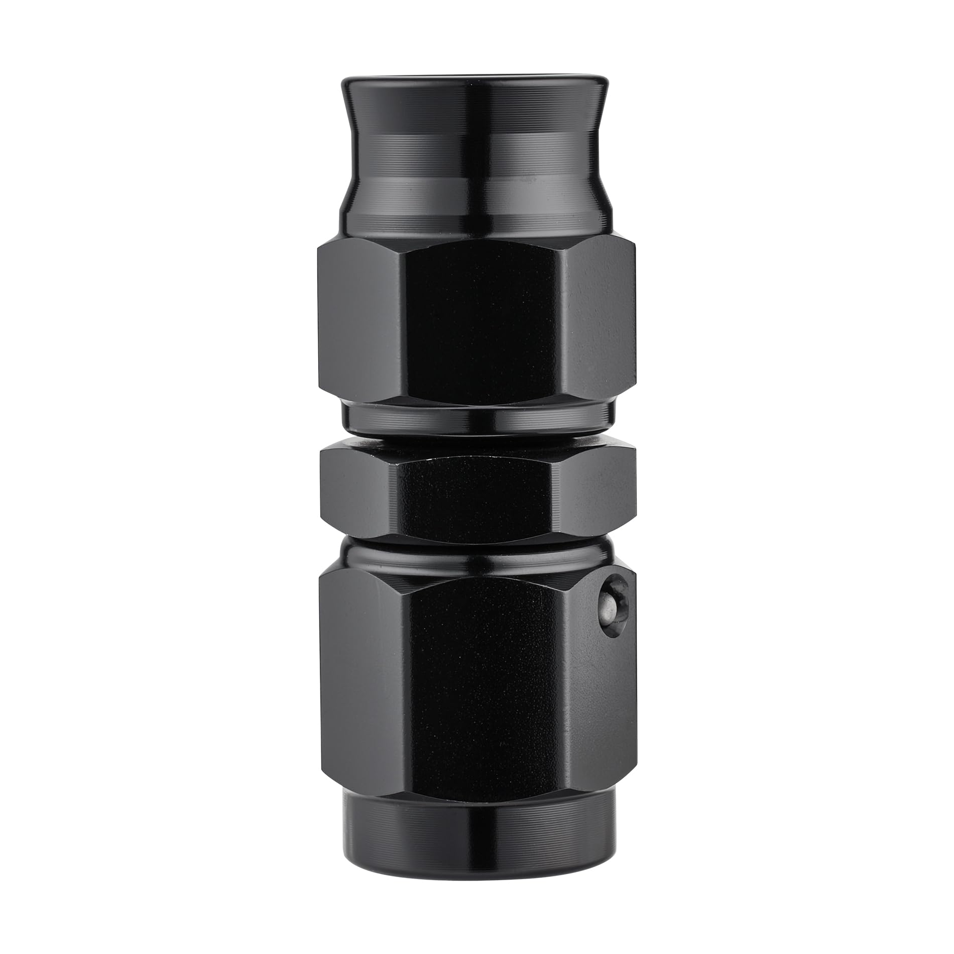 EVIL ENERGY 3AN PTFE Hose End Fitting Straight Black for PTFE Hose Only
