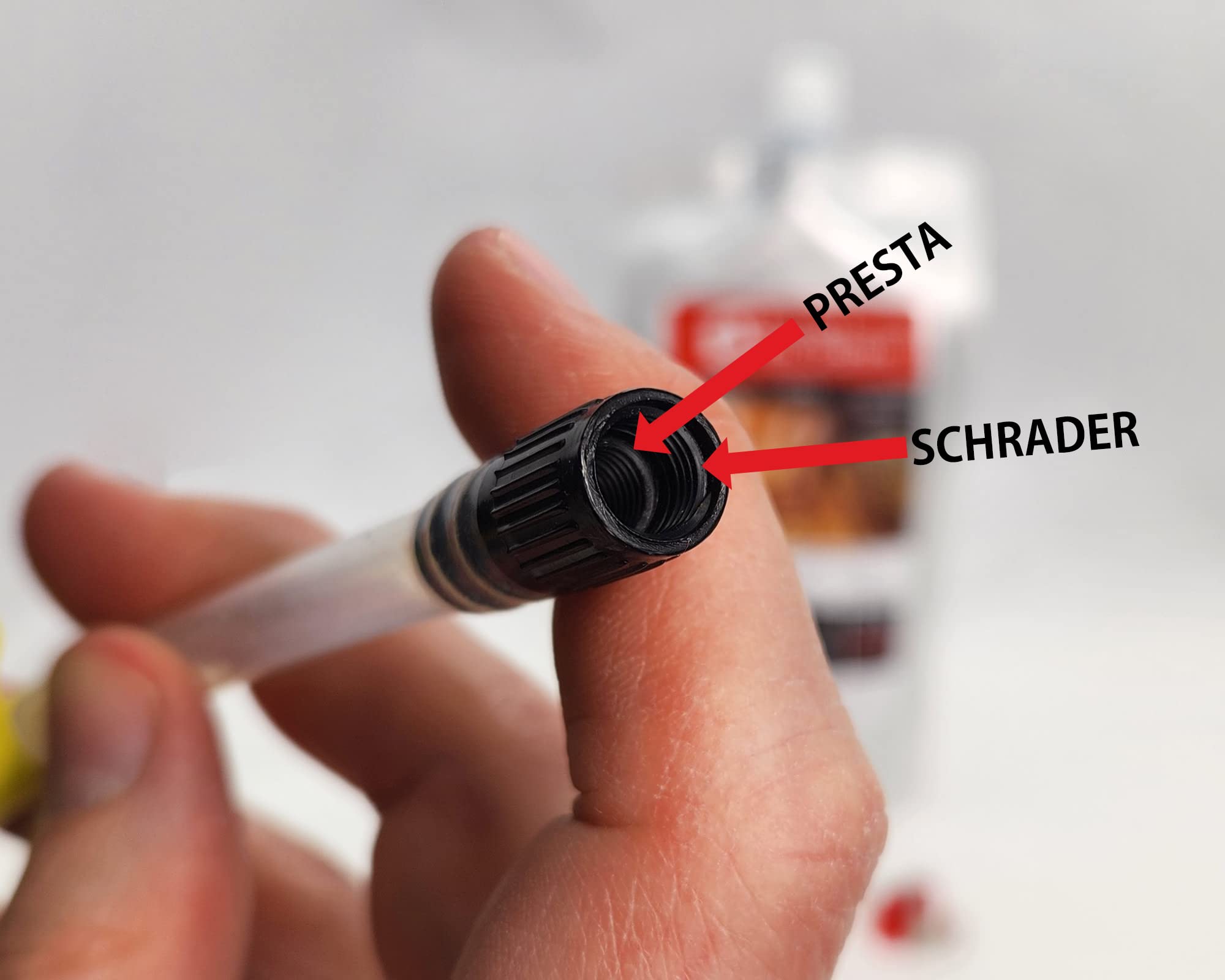 Tireject Tire Sealant Injector - Tubeless Sealant Injector Syringe Applicator Presta & Schrader Compatible - Easy Tire Sealant I