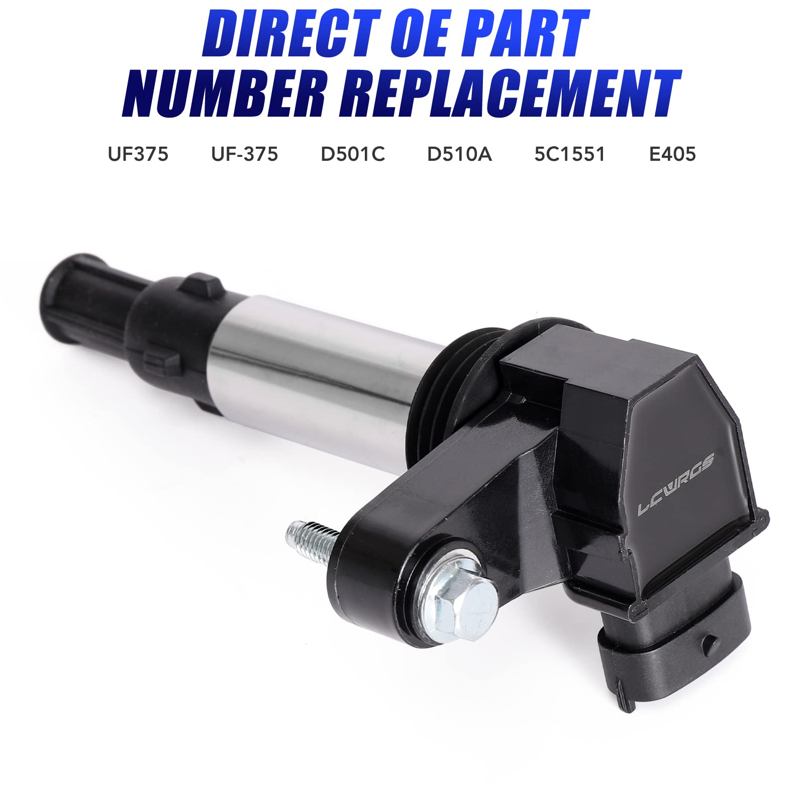 Set Of 6 Ignition Coil Pack Fits For 2.8 3.6 V6 2004 2005 2006 2007 2008 2009 Cadillac Cts Sts Srx Chevy Traverse Buick Enclave