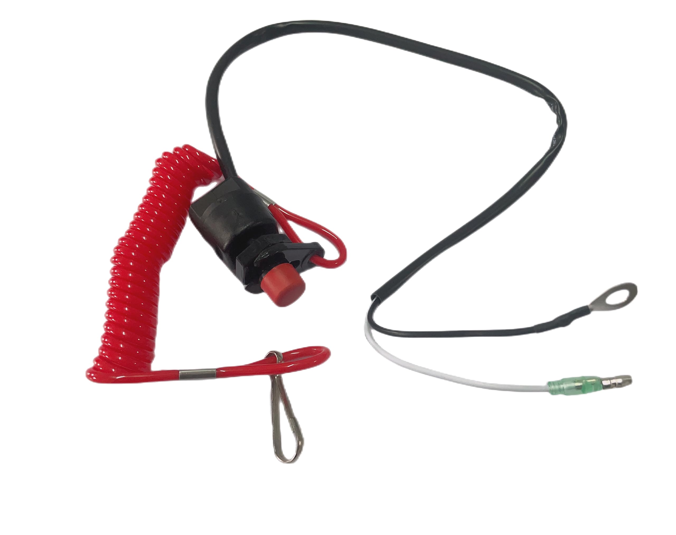 Linageson Universal Boat Safety Kill Stop Switch Safety Tether Lanyard Emergency Cut Off For Yamaha Suzuki Honda Tohatsu Hidea Outboard Motors