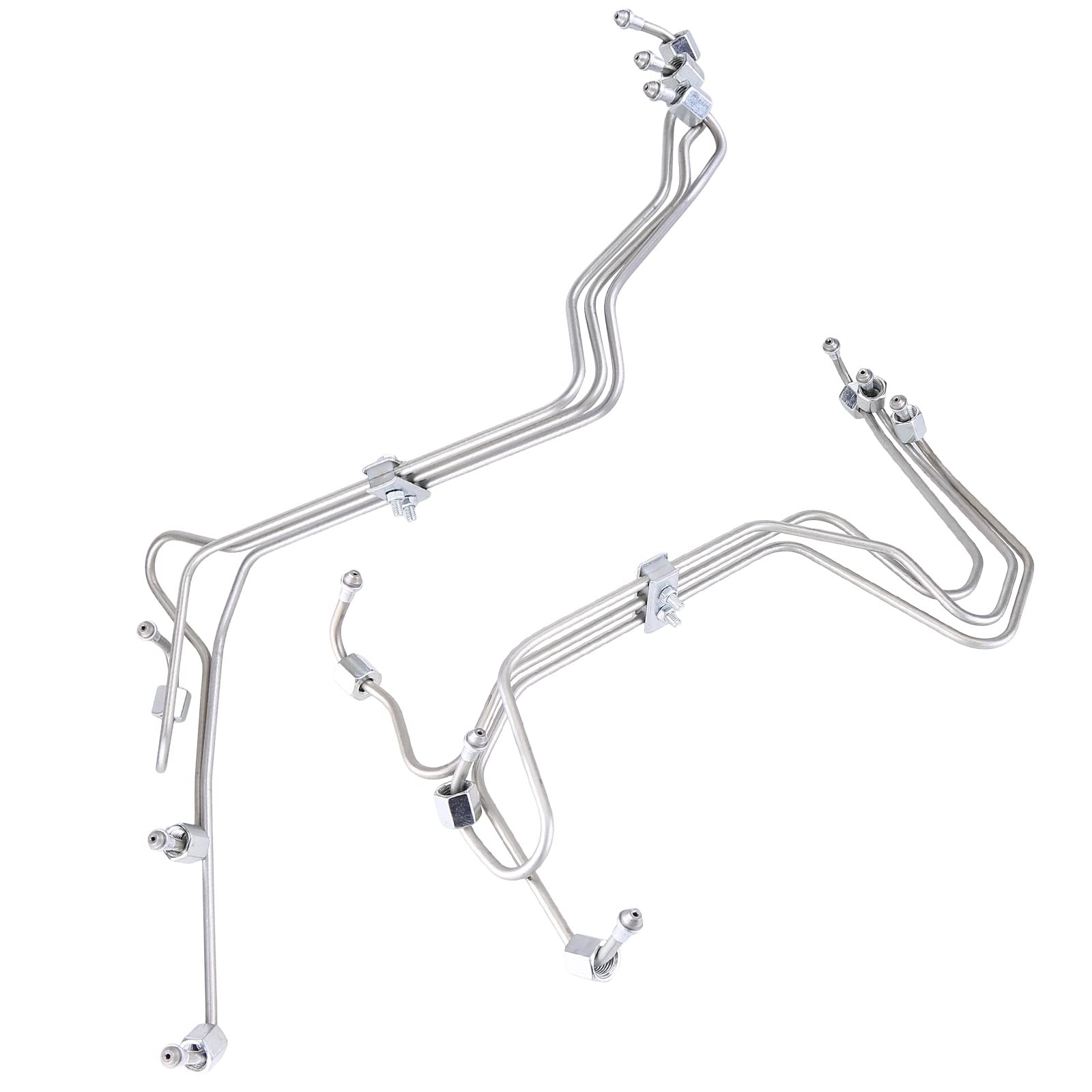 Vorally 6Pcs Fuel Injector Lines Replacement For 1994-1998 Dodge Cummins 5.9L Diesel 12V 5.9 Injector Lines 3925805 3925806 3925807 3925808 3925809 Injector 12 Valve Fuel Lines Diesel Fuel Lines