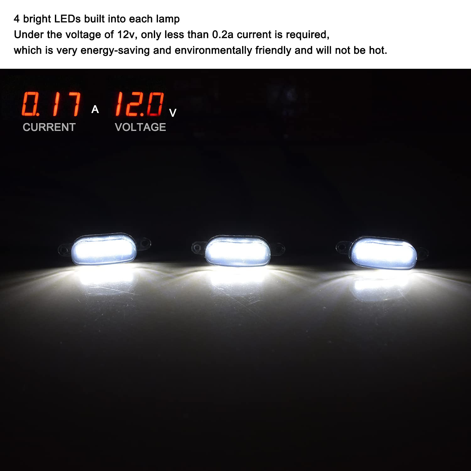 Boigoo Front Grill Lights Compatible With Ford F-150 Raptor Style & Dodge Ram 1500 Grid Grilles, Cars Grid Decorative Led (White
