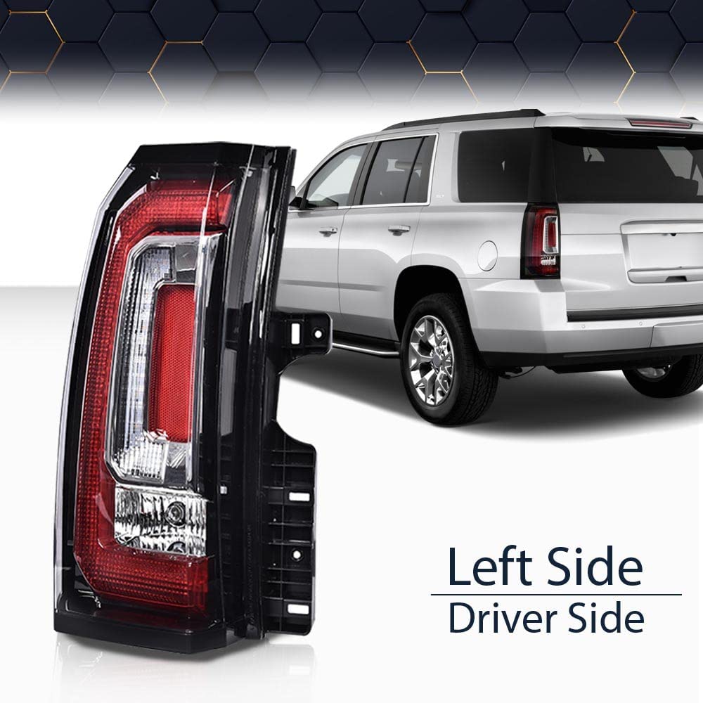 Pit66 Led Tail Lights Compatible With 2015-2020 Gmc Yukon/Yukon Xl (Submodel: Denali, Sle, Slt) Driver And Passenger Side Rear T