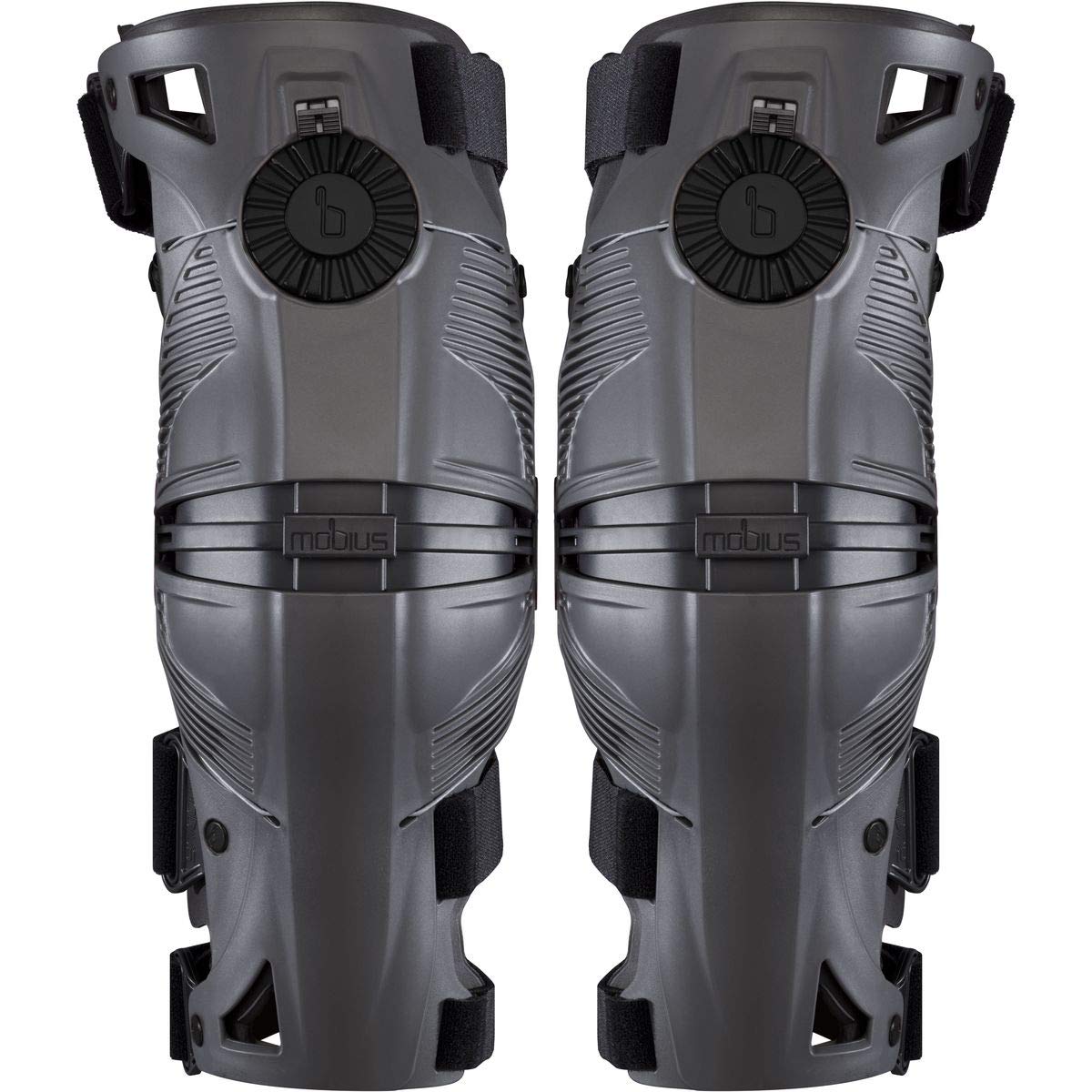 Mobius X8 Knee Braces (Large) (Storm/Grey)