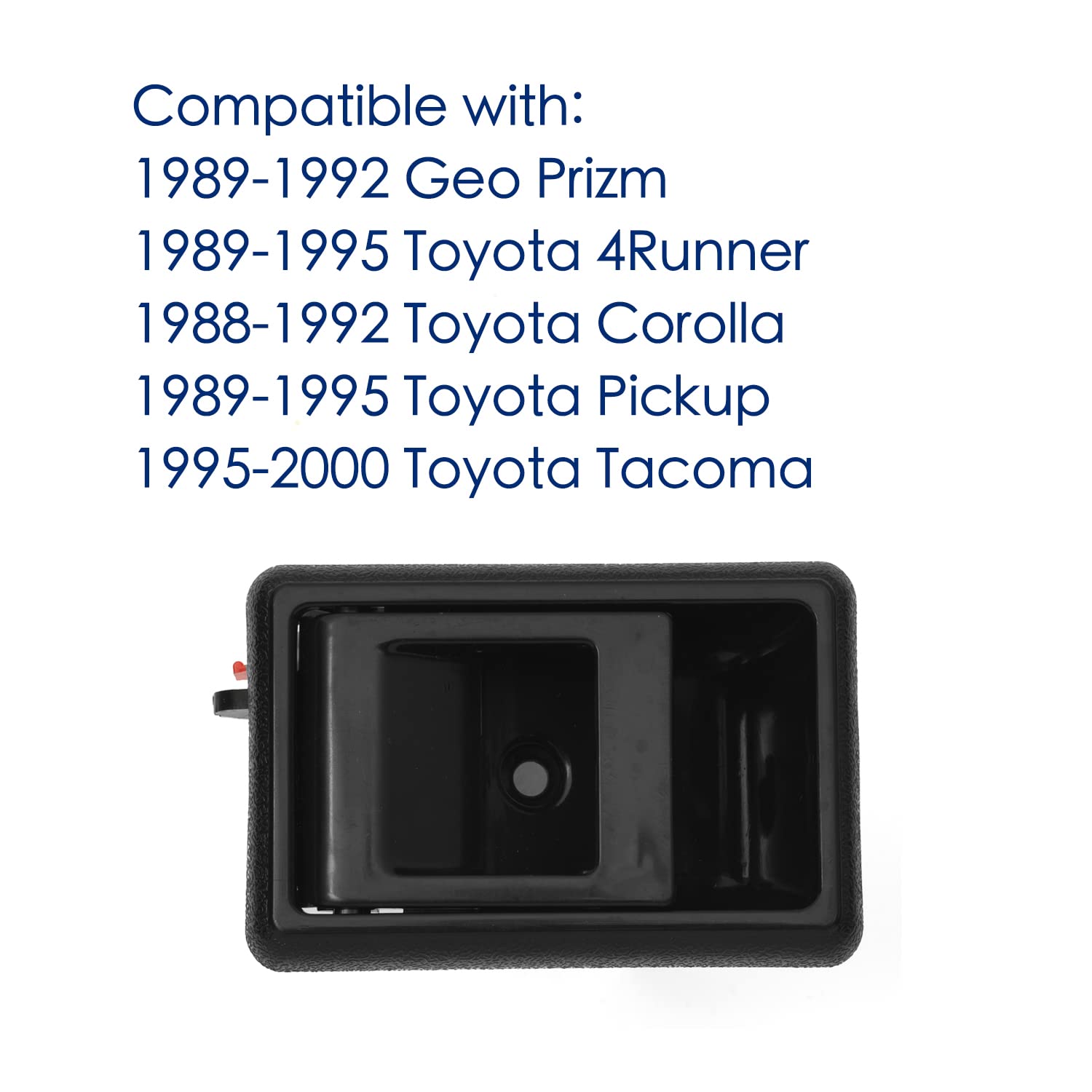 Inside Interior Door Handle Front & Rear Left Right Handle for Toyota 4Runner Corolla Tacoma Tercel Pickup 1987-2000,Geo Prizm 1