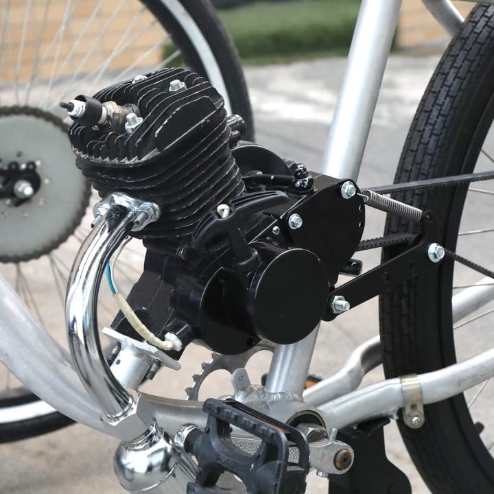 Guciddak New Model Spring Loaded Chain Tensioner Kit For 49Cc 50Cc 66Cc 80Cc 2 Stroke Engine Gas Motorized Bicycle Bike Black With Roller