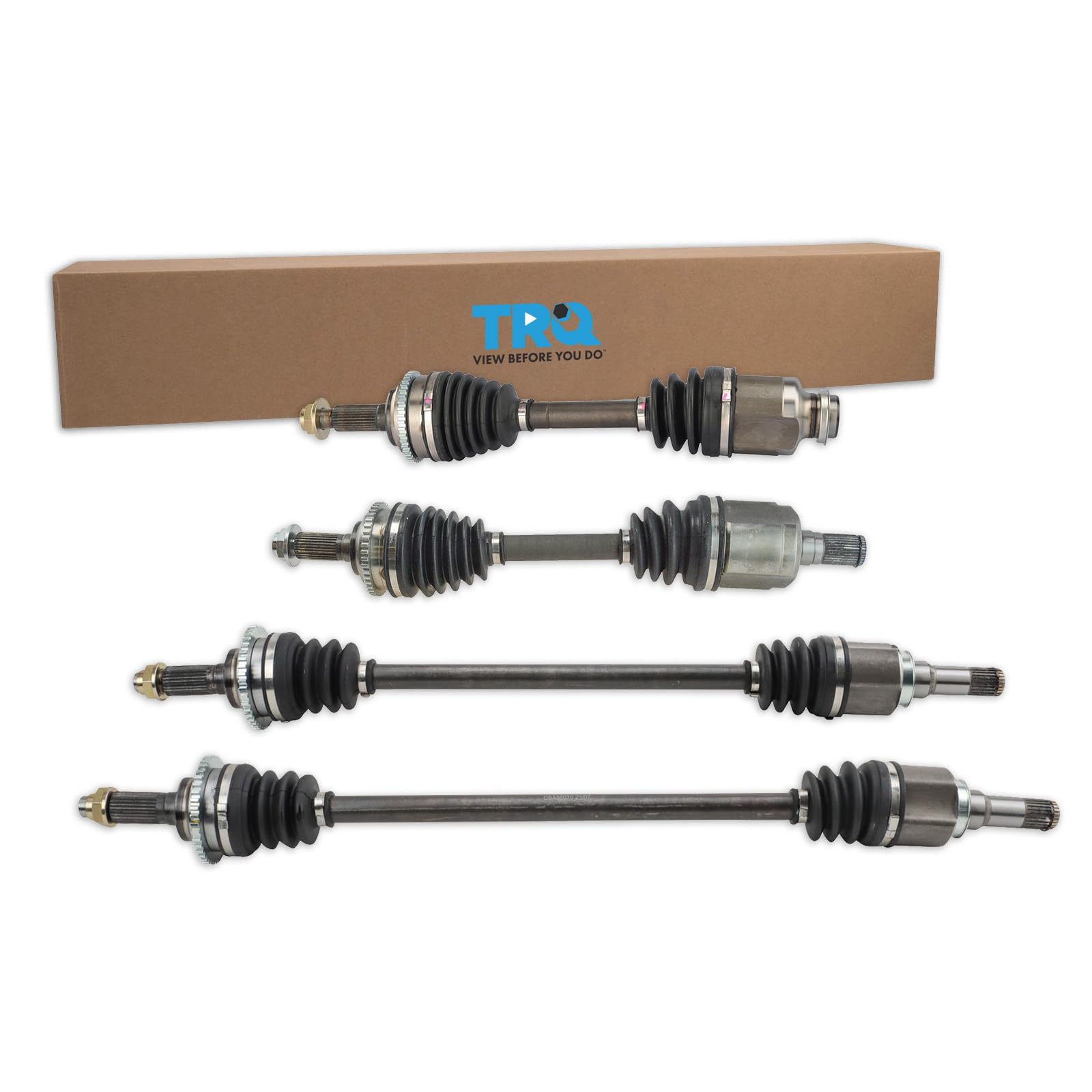 TRQ CV Axle Shaft Assembly Set Compatible with 2007-2009 Ford Fusion 2008-2009 Mercury Milan