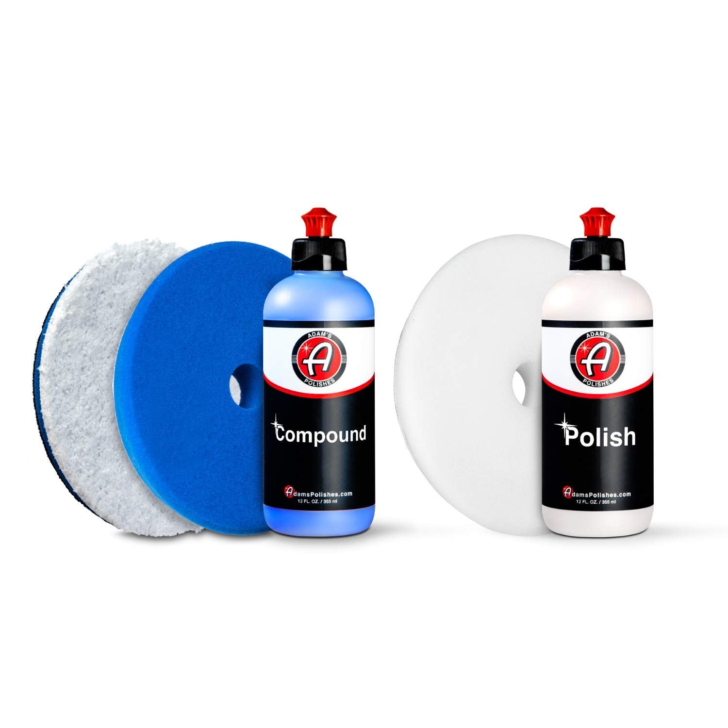 Adam'S Polishes 2-Step Polishing System - Silicone-Free, Body Shop Safe Formula - Quick, Professional Correcting And Polishing R