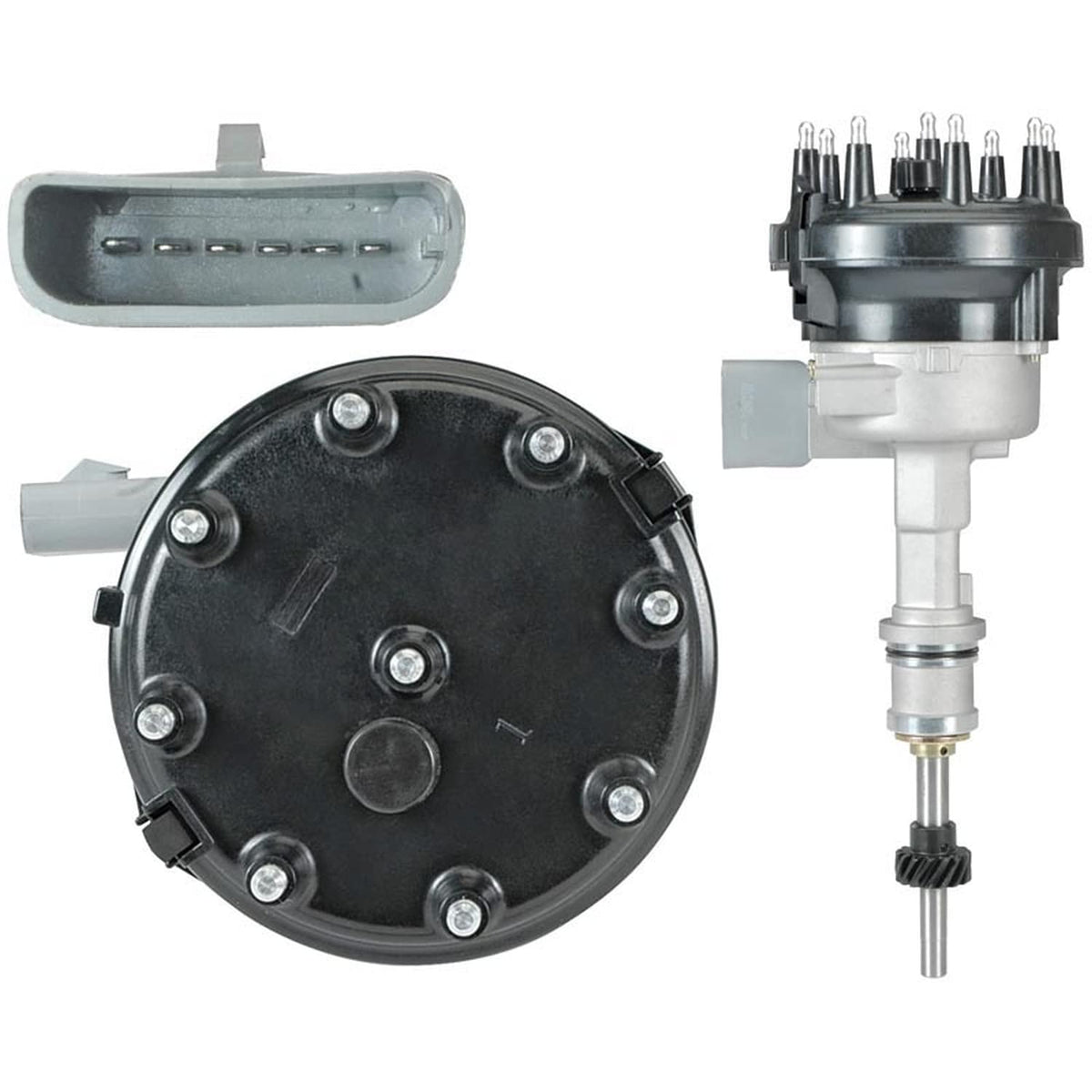 New Distributor Compatible With 1985-93 Compatible With Bronco Country Squire Thunderbird, Lincoln Continental Mark Vii, Mercury Capri Cougar 5.0 302, Replaces E5Te 12127-Aa
