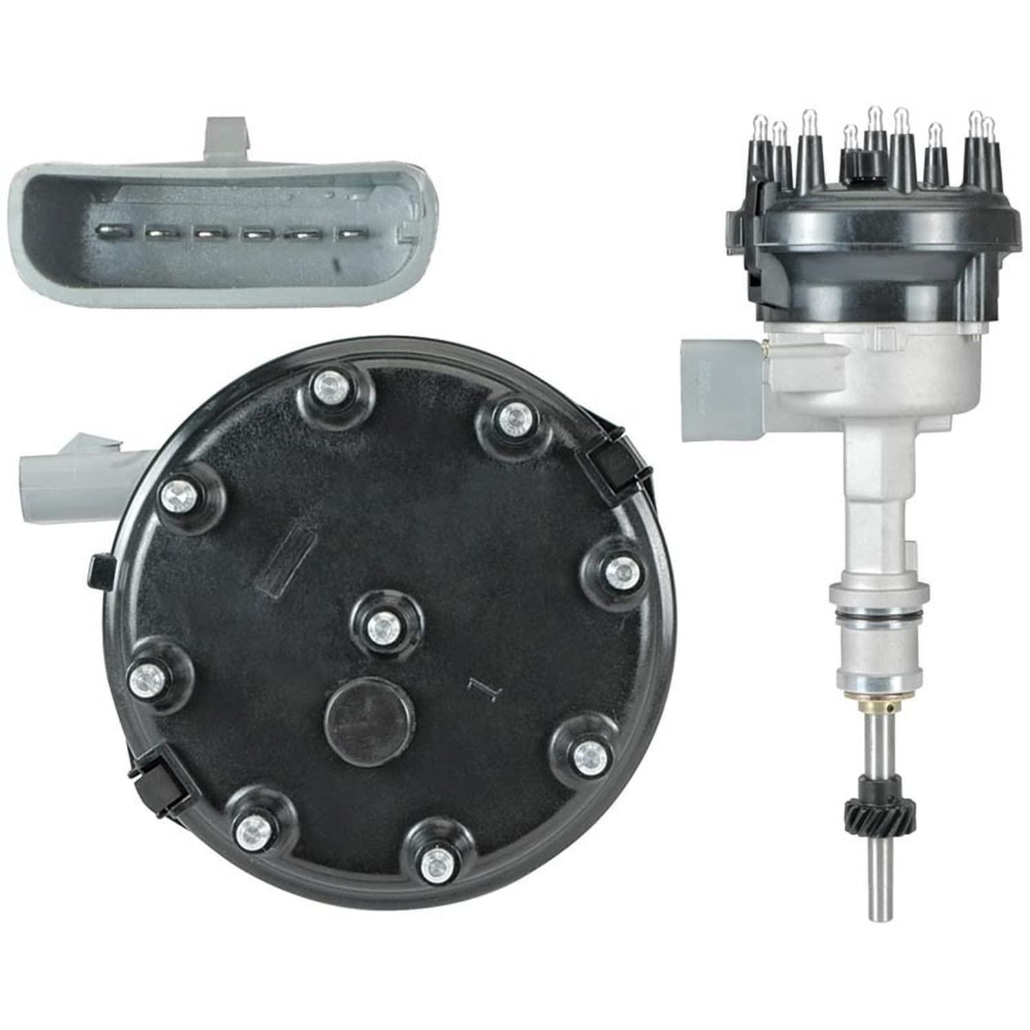 New Distributor Compatible With 1985-93 Compatible With Bronco Country Squire Thunderbird, Lincoln Continental Mark Vii, Mercury