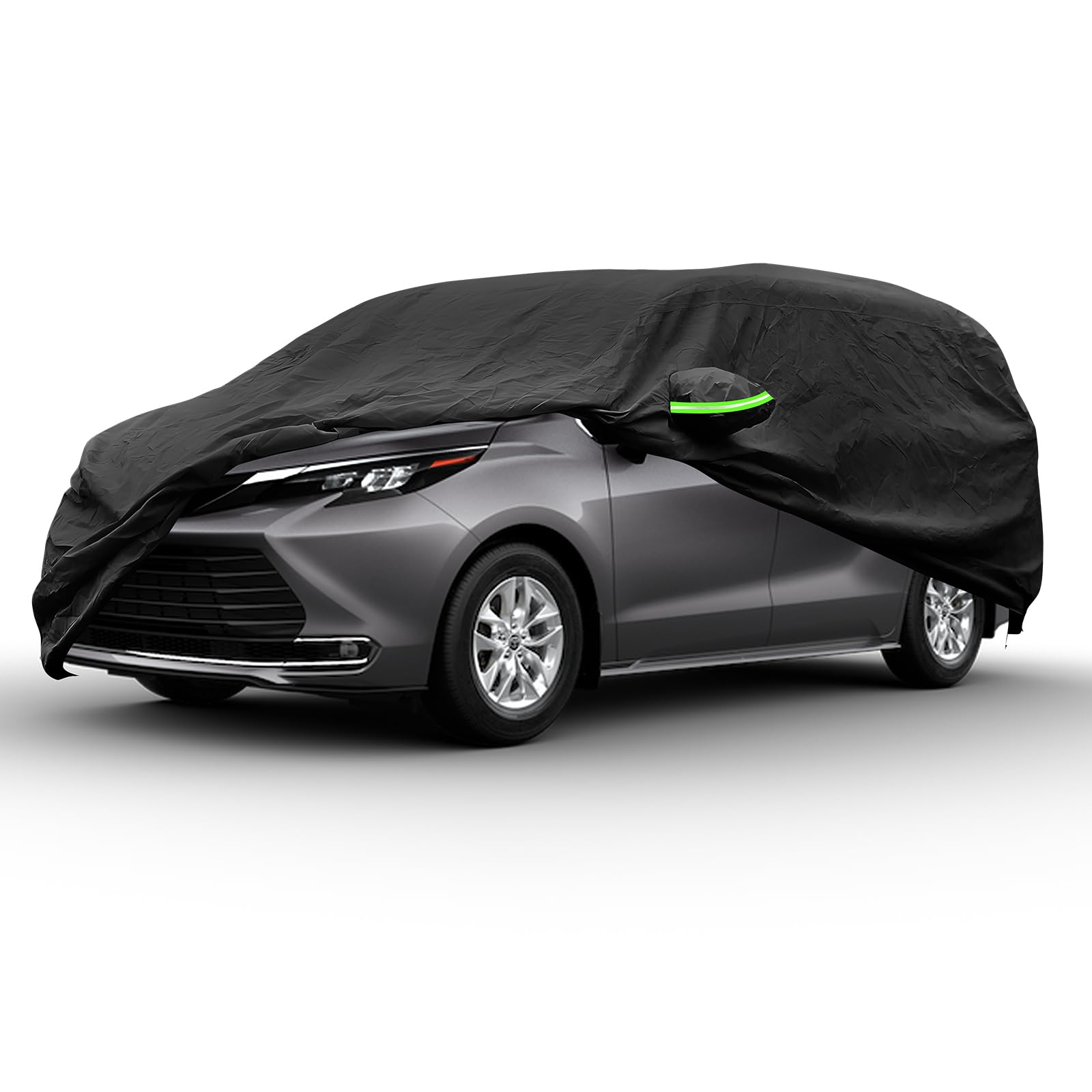 Proadsy 2025 Upgrade Car Cover For Toyota Sienna 2020-2024 2025, Waterproof All Weather For Automobiles, Windproof Snowproof Rai