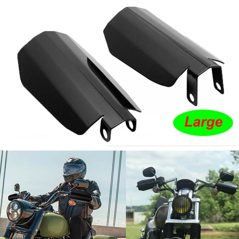 Upgrade Gloss Black Coffin Cut Handguards Hand Guards fit for Harley Sportster Touring Models Road Glide Street Glide Road King