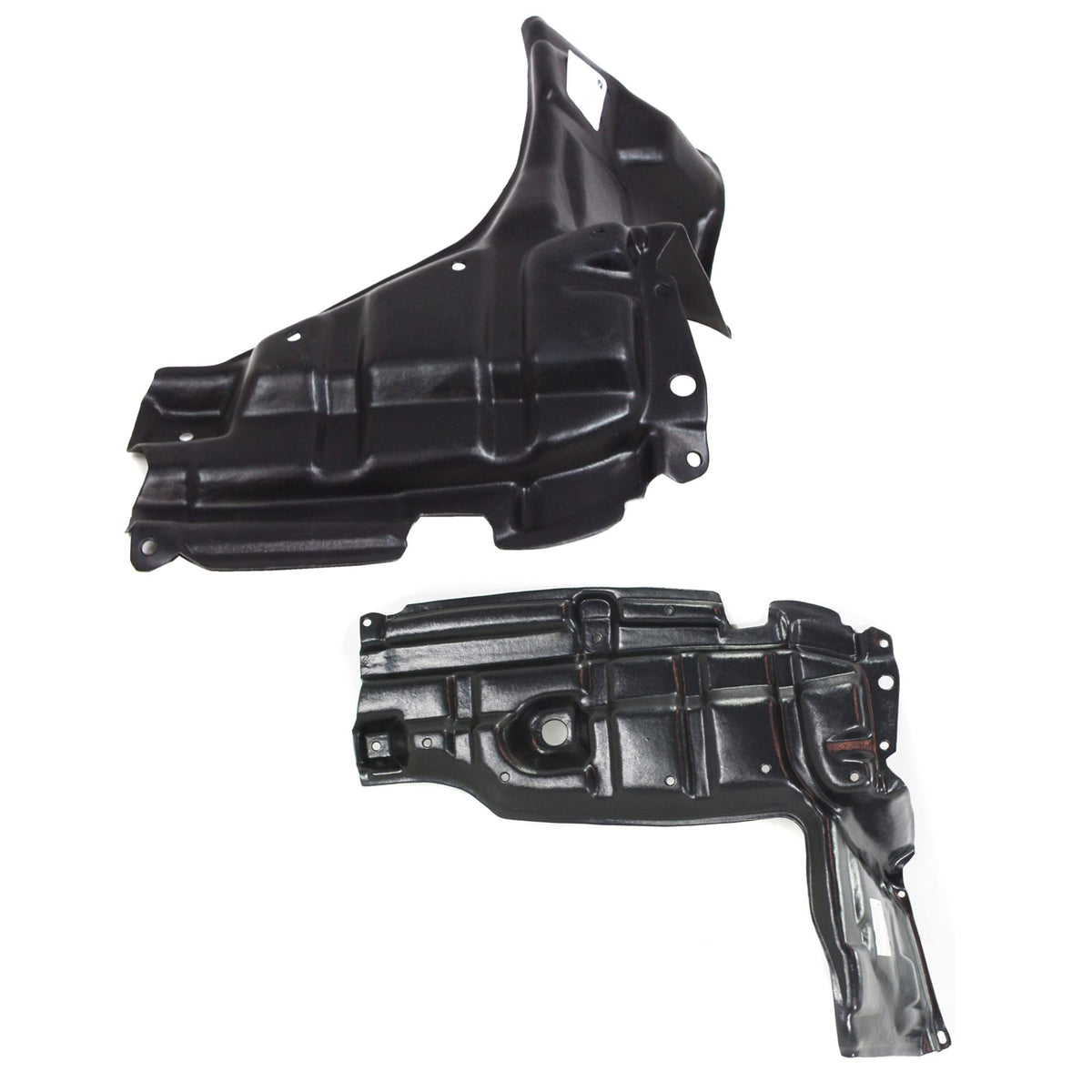Garage-Pro Engine Splash Shield Set of 2 Compatible with 2007-2012 Toyota Yaris, Fits 2008-2012 Scion xD Sedan