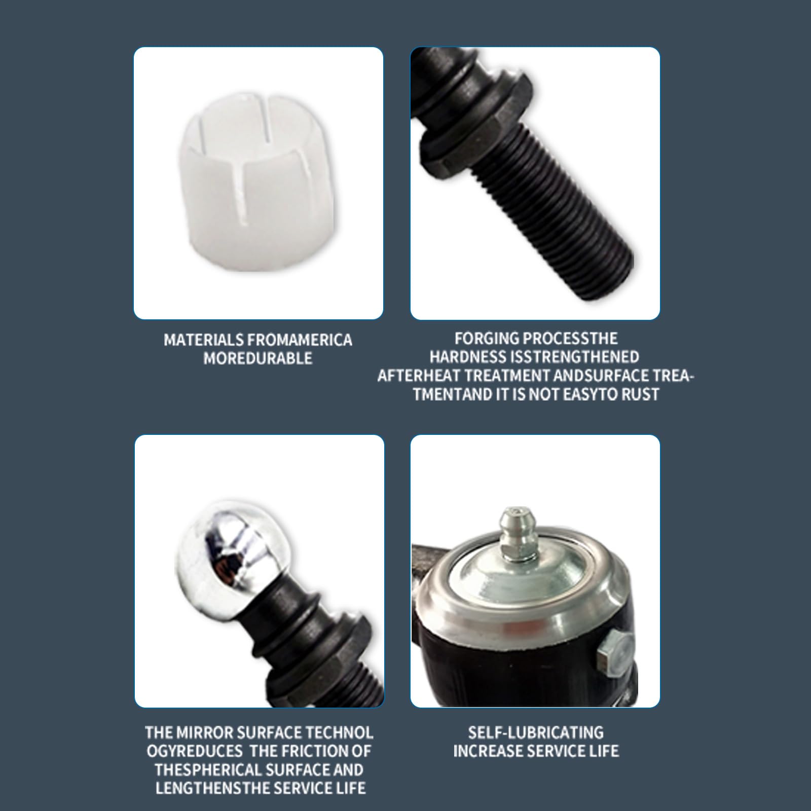 Xcpmc Front Sway Stabilizer Bar End Link 2 Pcs Left & Right|Replacement For 1994-2002 Ram 2500 & 3500 1995-2010 Explorer B2300 B