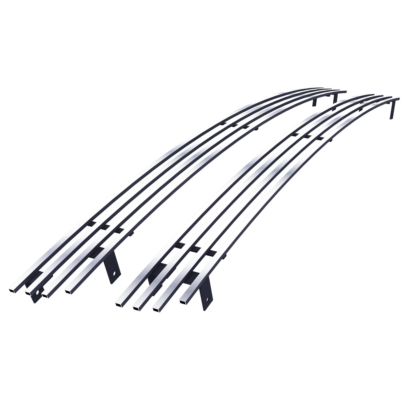 Off Roader eGrille Compatible with Chevy Silverado 1500 1999-2002 & 00-06 Suburban Tahoe Main Upper Stainless Steel Chrome 8x6 B