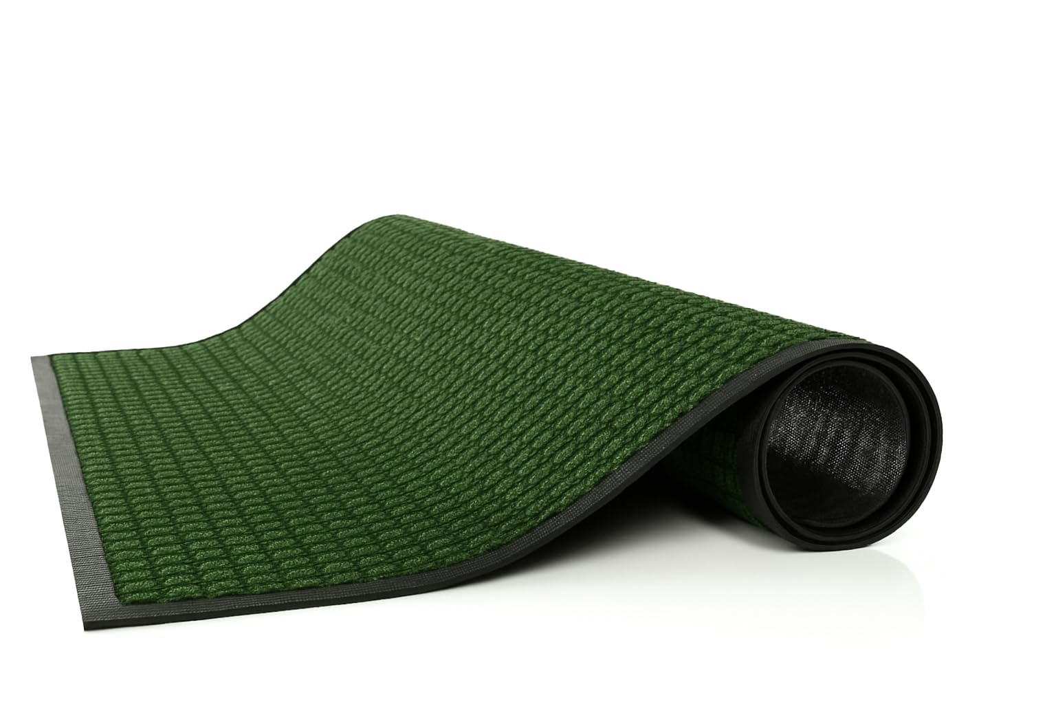 Guardian WaterGuard Indoor/Outdoor Wiper Scraper Floor Mat, Rubber/Nylon, 3'x12', Green