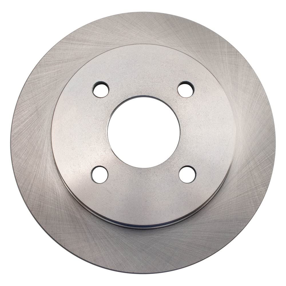 Trq Rear Brake Rotors Set Solid Compatible With 2000-2007 Ford Focus