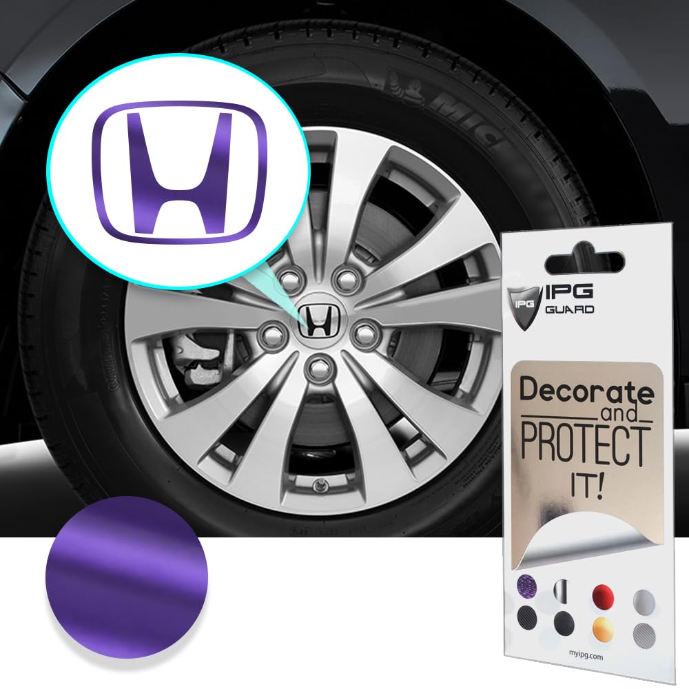 IPG Compatible with Crosstour Accord Element CRV CRZ Ridgeline Odyssey Pilot Logo Center Cap Overlay Wheel Tire Decals (Logo: 2.