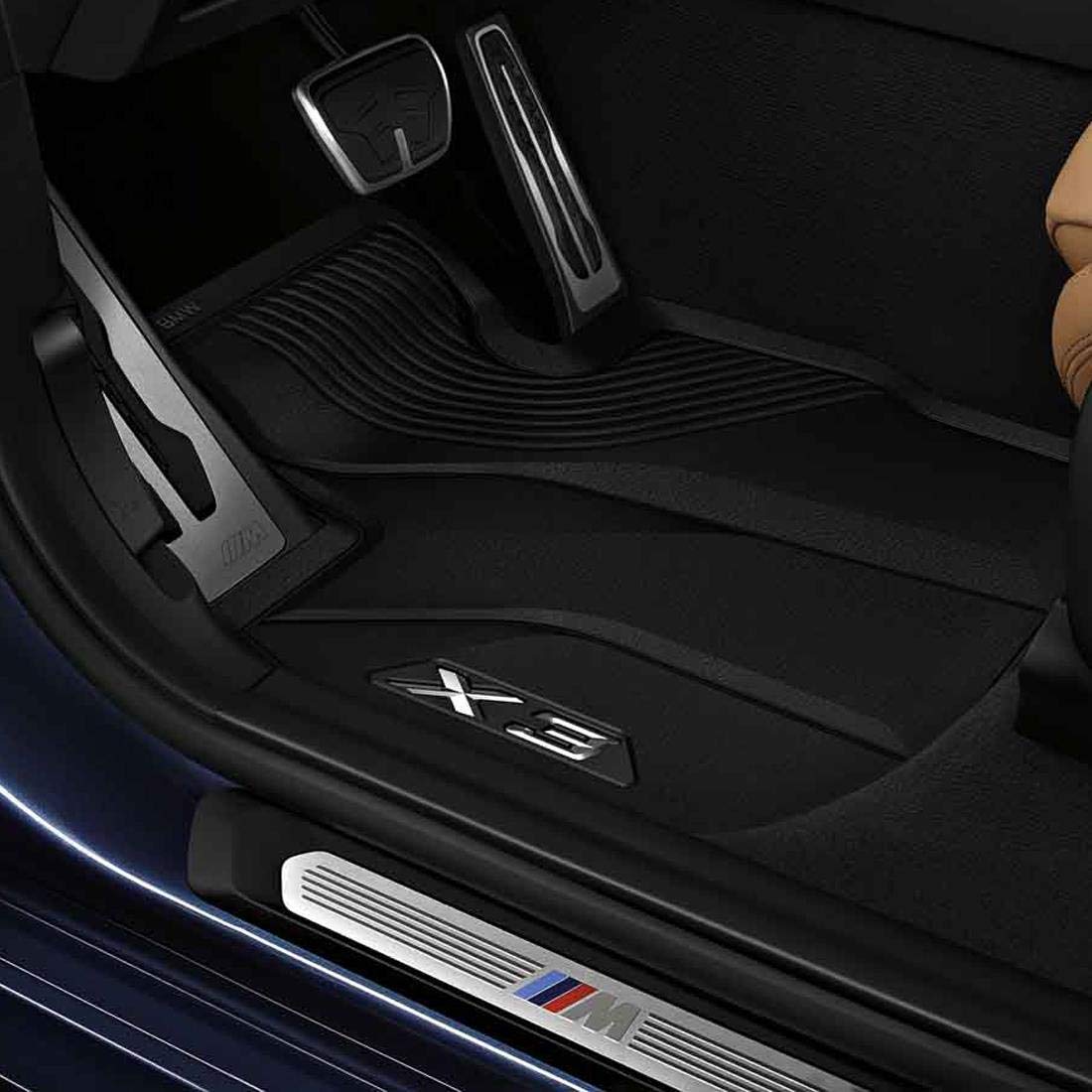 Bmw 51472450511 All-Weather Floor Mats For G01 X3 (Set Of 2 Front Mats)